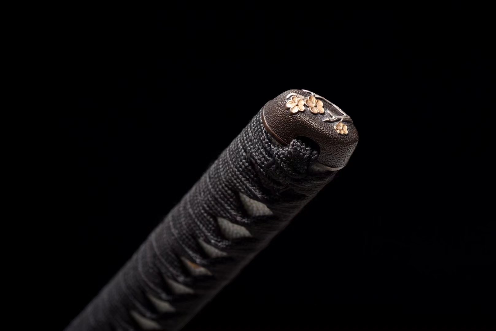 Katana | Copper hollow out gilded glided silver | Damascus Tempered | Accessories Copper gilded glided silver | Battle-ready | High performance | Full-tang - Spartan Blades Club - 陳氏劍莊1892