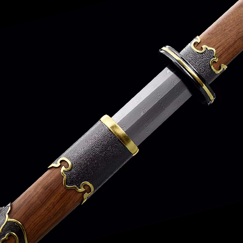 Battle Ready Sword | Real Sword | Damascus Steel | Twisted Pattern | Handcrafted - Spartan Blades Club - 陳氏劍莊1892