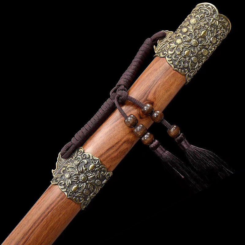 Battle Ready Sword | Premium Real Sword | Damascus Steel | Rock Pattern | Handcrafted | Chinese Style - Spartan Blades Club - 陳氏劍莊1892