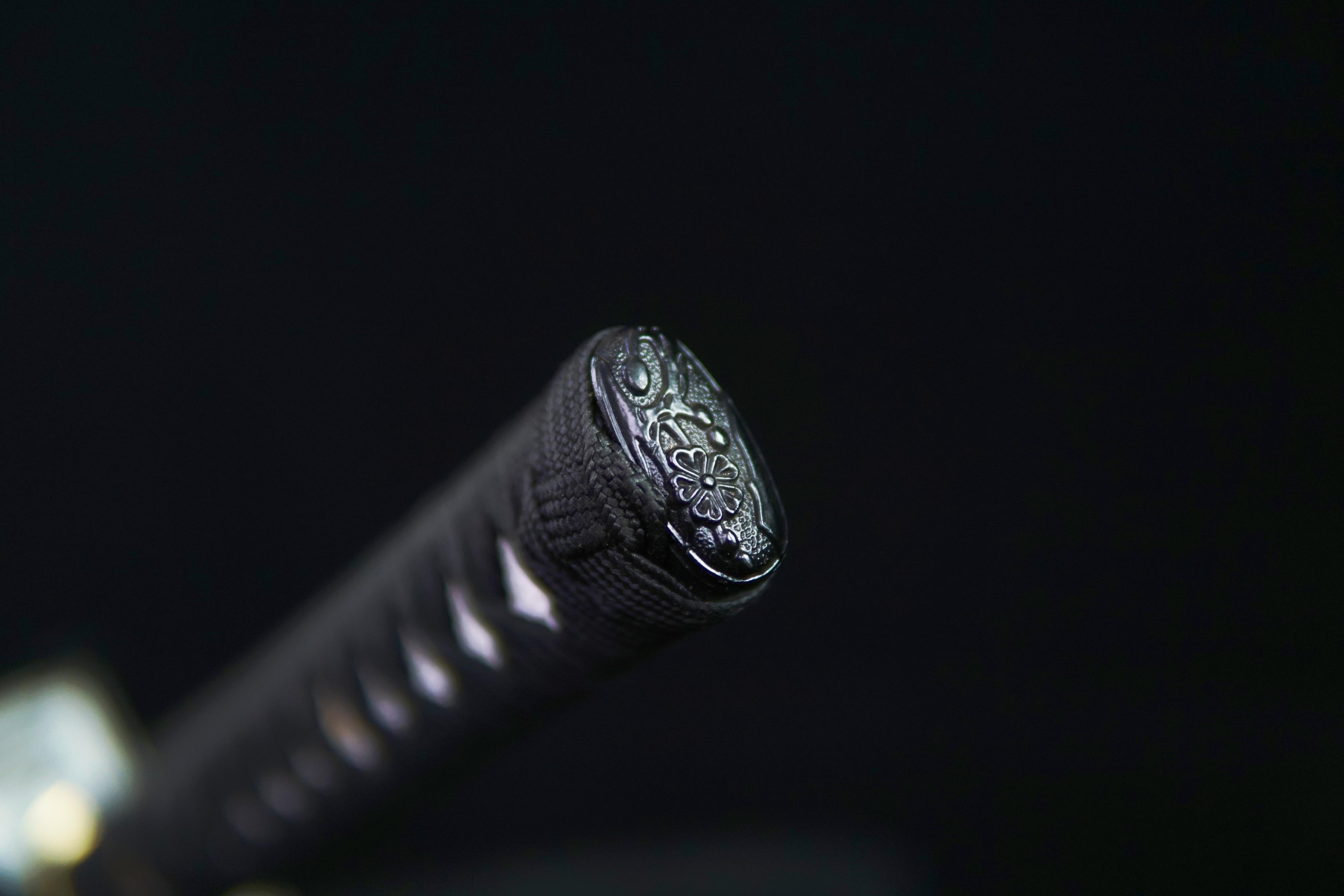 TK05-Sunset Bloodlust(血色夕阳) Katana - Damascus Steel | Hand forged sharpened | Wooden Lacquer Saya | Iron Fittings | Full-tang | Battle-ready | Razor sharp | High performance - Spartan Blades Club - 陳氏劍莊1892