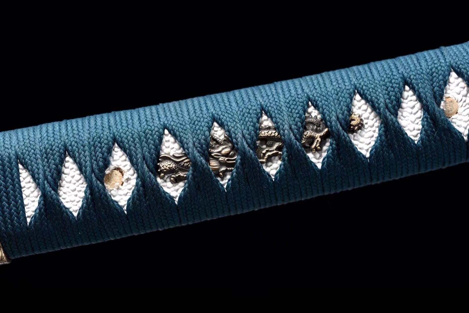 Tachi | Damascus Steel |  Dragon Motif | Brass Fittings | Full-tang | Battle-ready | razor sharp | Spartan Blades Club | CHEN'S SWORDS 1892 - Spartan Blades Club - 陳氏劍莊1892