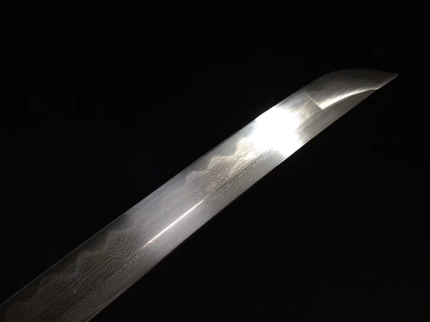 Katana |  Damascus Clay tempered | Zinc Alloy Accessories |  Real hamon | Lacquer Sheath | Battle-ready | Razor sharp | Full-tang | High performance - Spartan Blades Club - 陳氏劍莊1892