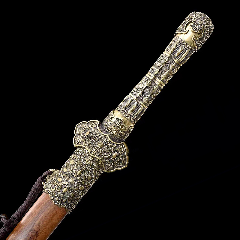 Battle Ready Sword | Premium Real Sword | Damascus Steel | Rock Pattern | Handcrafted | Chinese Style - Spartan Blades Club - 陳氏劍莊1892