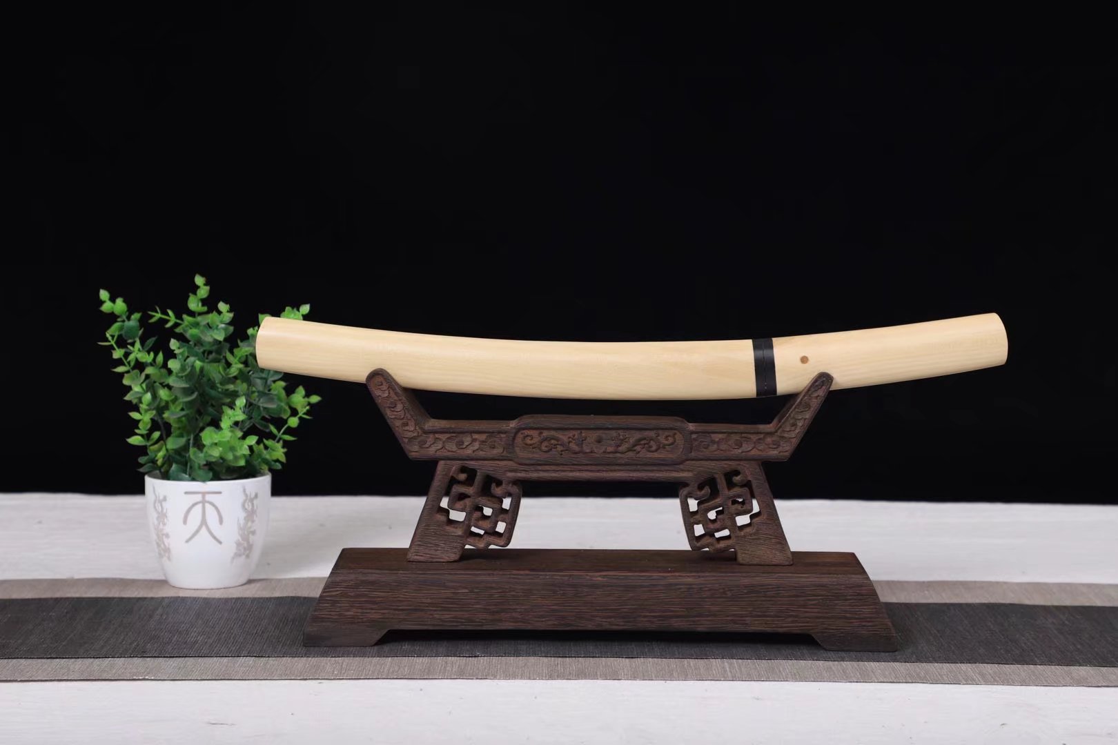 Tanto | T10 Steel Clay tempered | Copper Accessories | Wooden Sheath | Hand forged sharpened | High performance | Razor sharp | Battle-ready | Full-tang - Spartan Blades Club - 陳氏劍莊1892