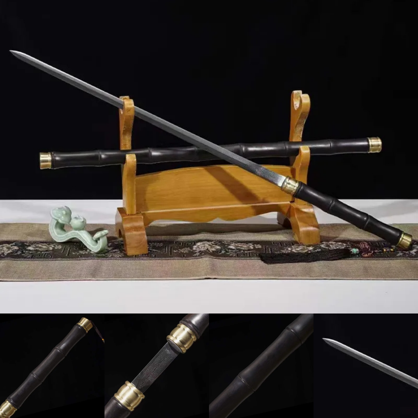 SOUR COLLECTOR Sword Multifunction Spear Pattern Steel Handcrafted - Spartan Blades Club - 陳氏劍莊1892