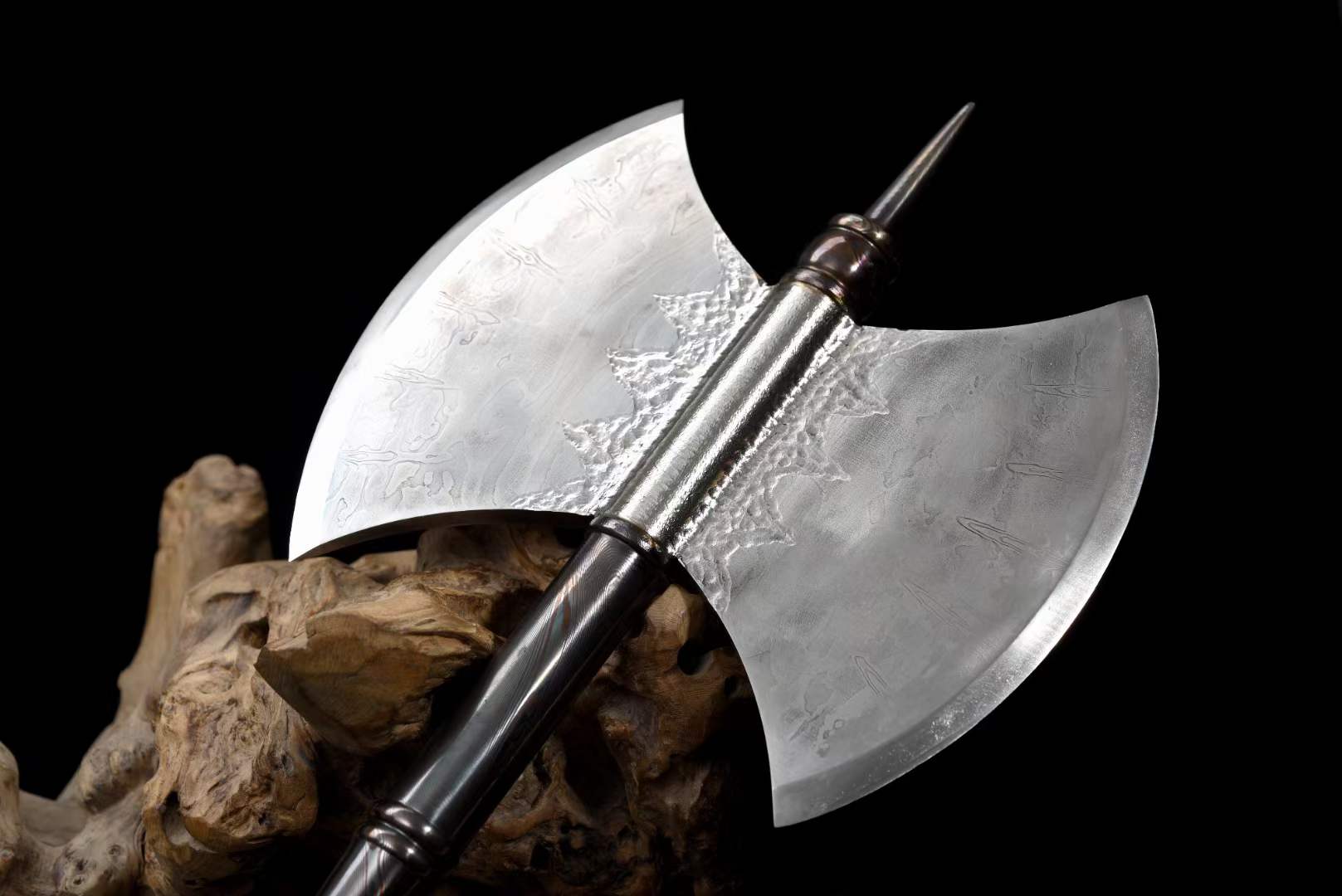 Butterfly Axe | Integrated forged | Damascus Steel | High Performance Hardness | Battle Ready - Spartan Blades Club - 陳氏劍莊1892
