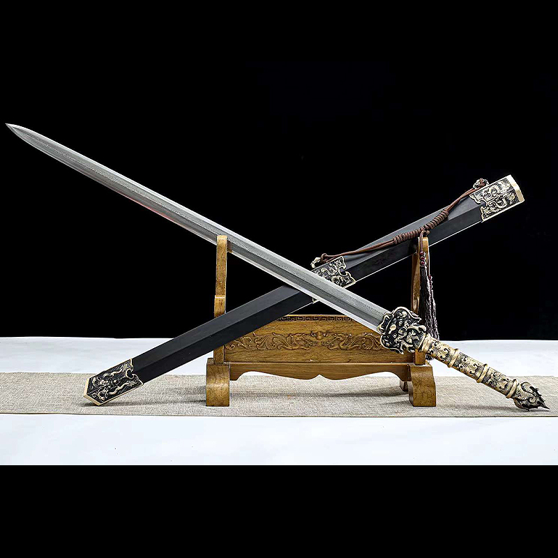 The Conqueror | Damascus Steel | Clay Tempered Blade | Handcrafted | Battle Ready - Spartan Blades Club - 陳氏劍莊1892