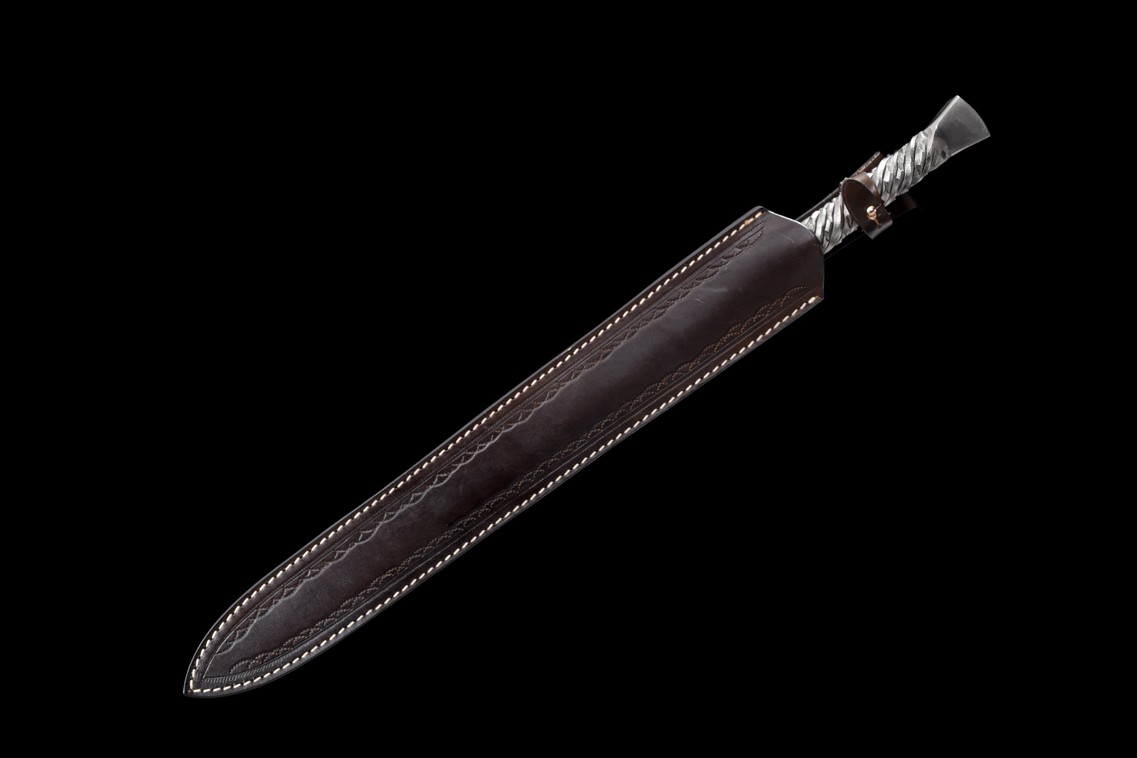 INTERSTELLAR | One-Piece Sword | Damascus Steel | Handcrafted - Spartan Blades Club - 陳氏劍莊1892