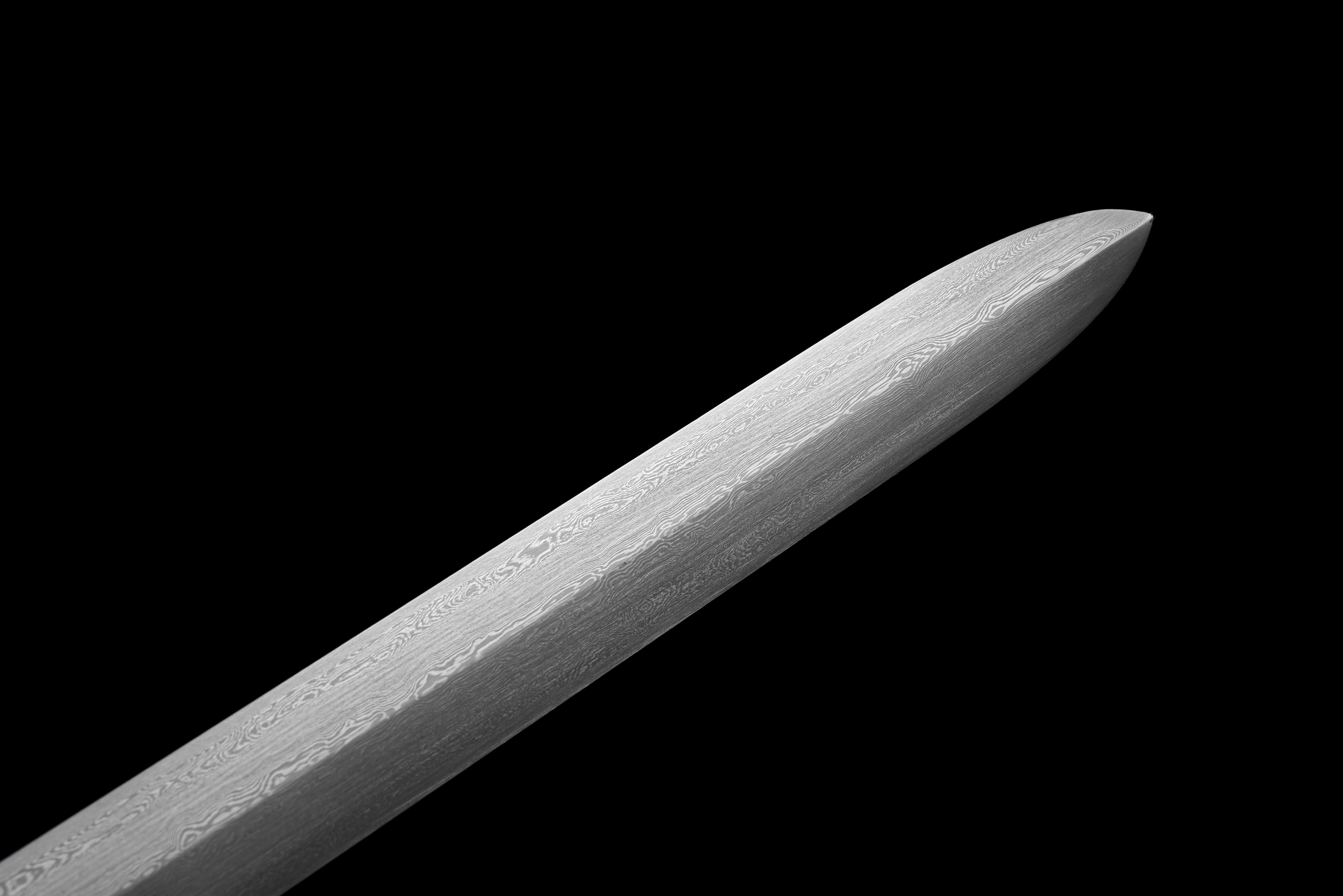 KNIGHT SOUL | Premium Damascus One-piece Sword | Ancient Forge Technique | Handcrafted - Spartan Blades Club - 陳氏劍莊1892