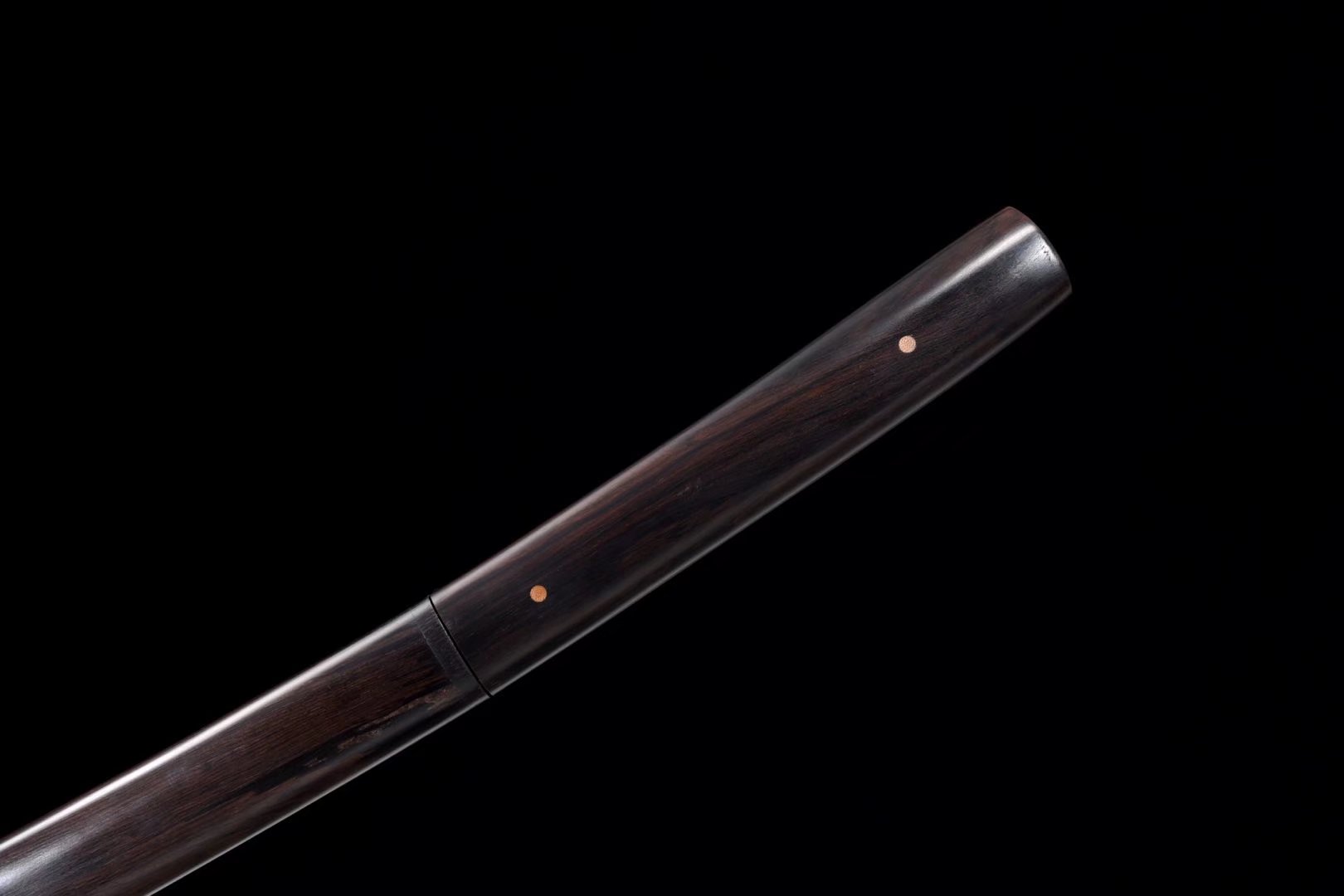 Shirasaya| T10 Steel Clay tempered | Ebony Sheath | Copper Accessories | Hand forged sharpened | Full-tang | Battle-ready | Razor sharp | High performance - Spartan Blades Club - 陳氏劍莊1892