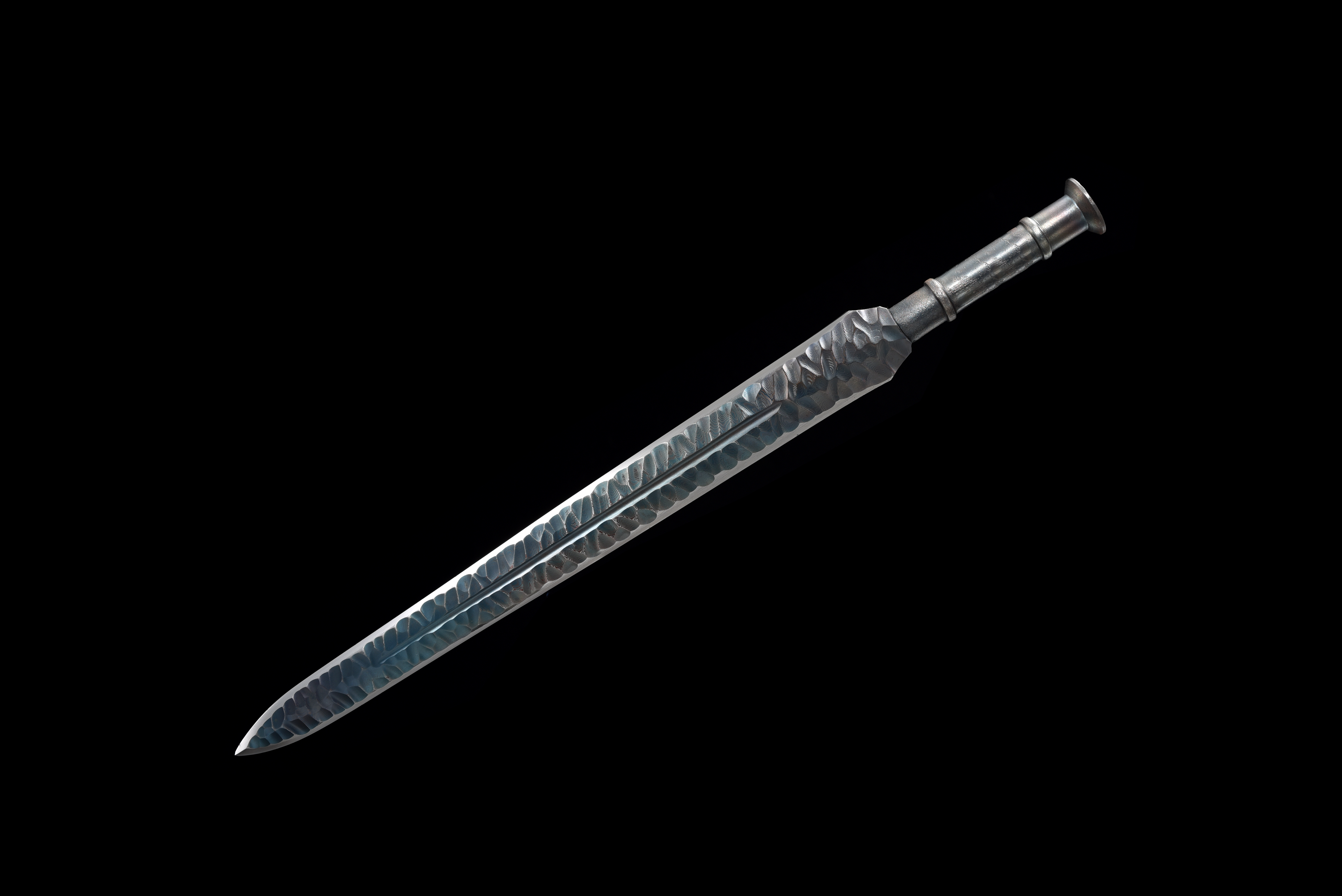 TITAN ROAR 4 | One-Piece Sword | Damascus Steel | Handcrafted | Double-edges - Spartan Blades Club - 陳氏劍莊1892