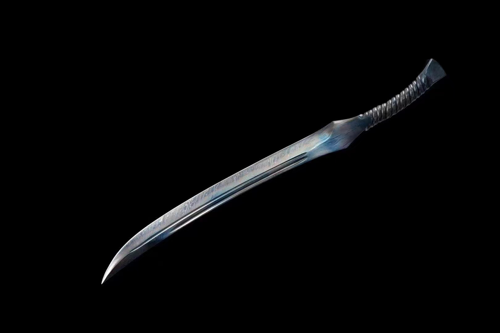 Viking Style Blade | Damascus Steel | One-Piece | Handcrafted - Spartan Blades Club - 陳氏劍莊1892