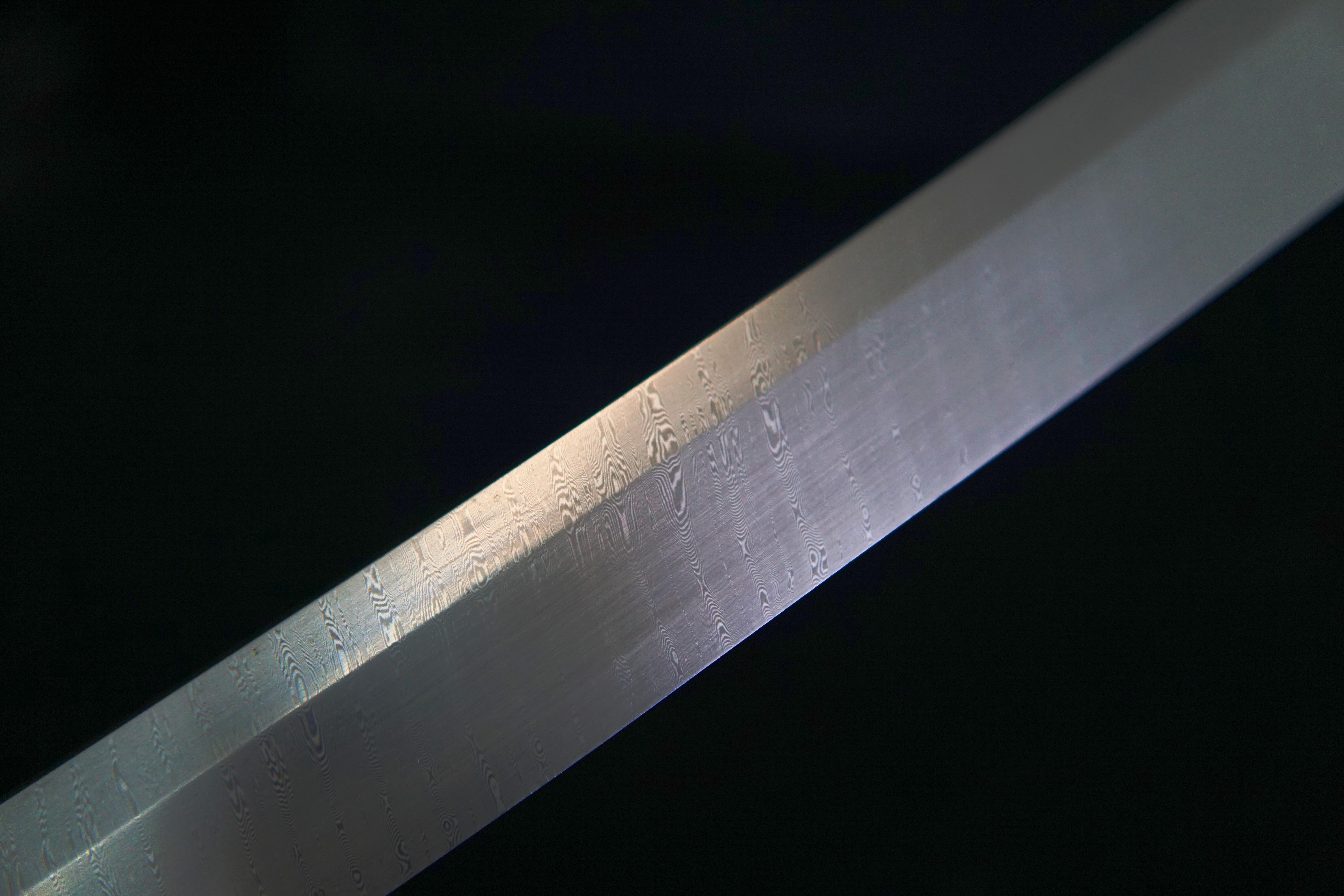 TK02 Tachi | Soul of the Samurai（武士魂） Tachi - Hand-Forged Damascus Steel Blade, Exquisite Copper Fittings - 117cm/46