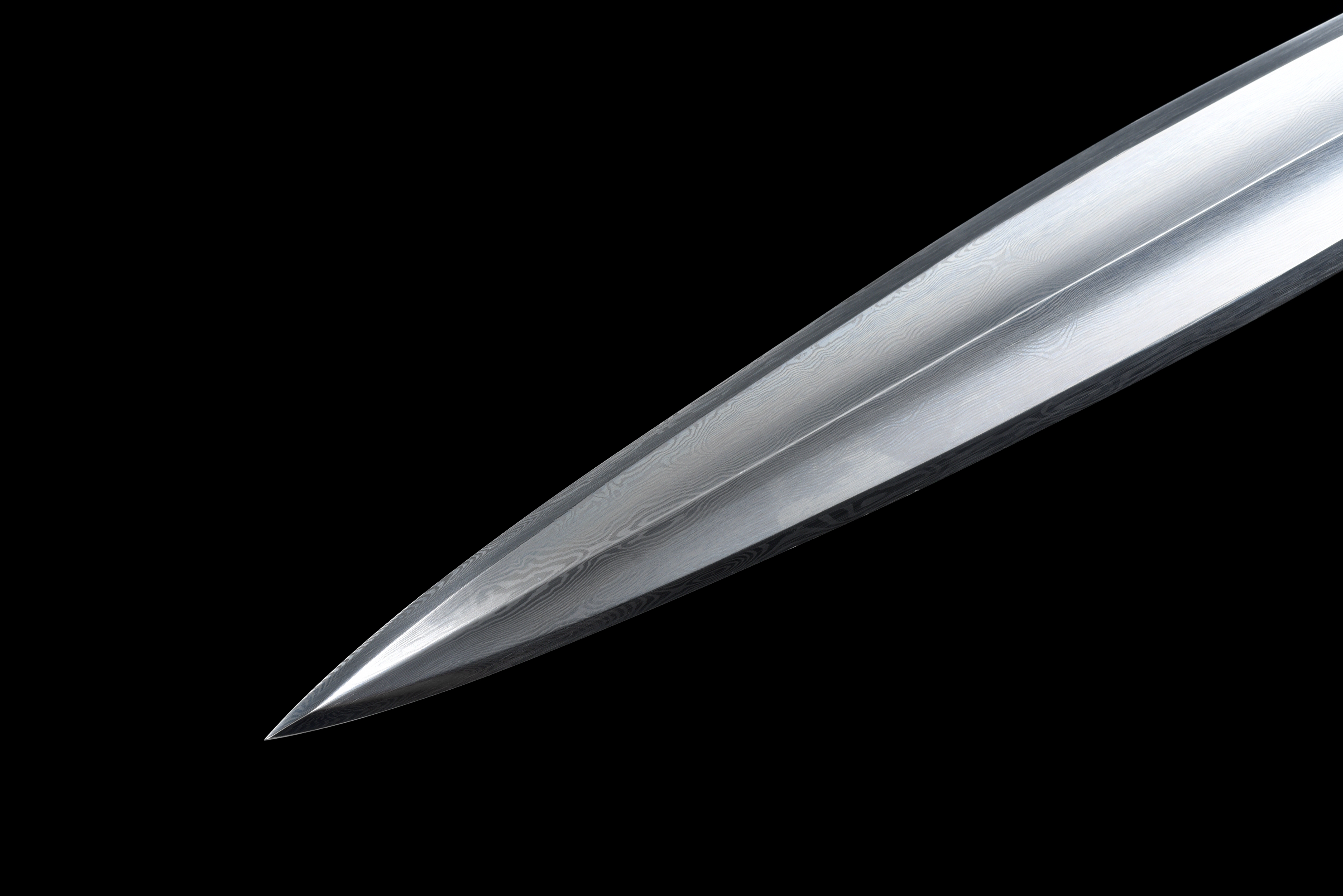 SPRING KNIGHT | Damascus One-piece Sword | Ancient Forge Technique | Handcrafted - Spartan Blades Club - 陳氏劍莊1892