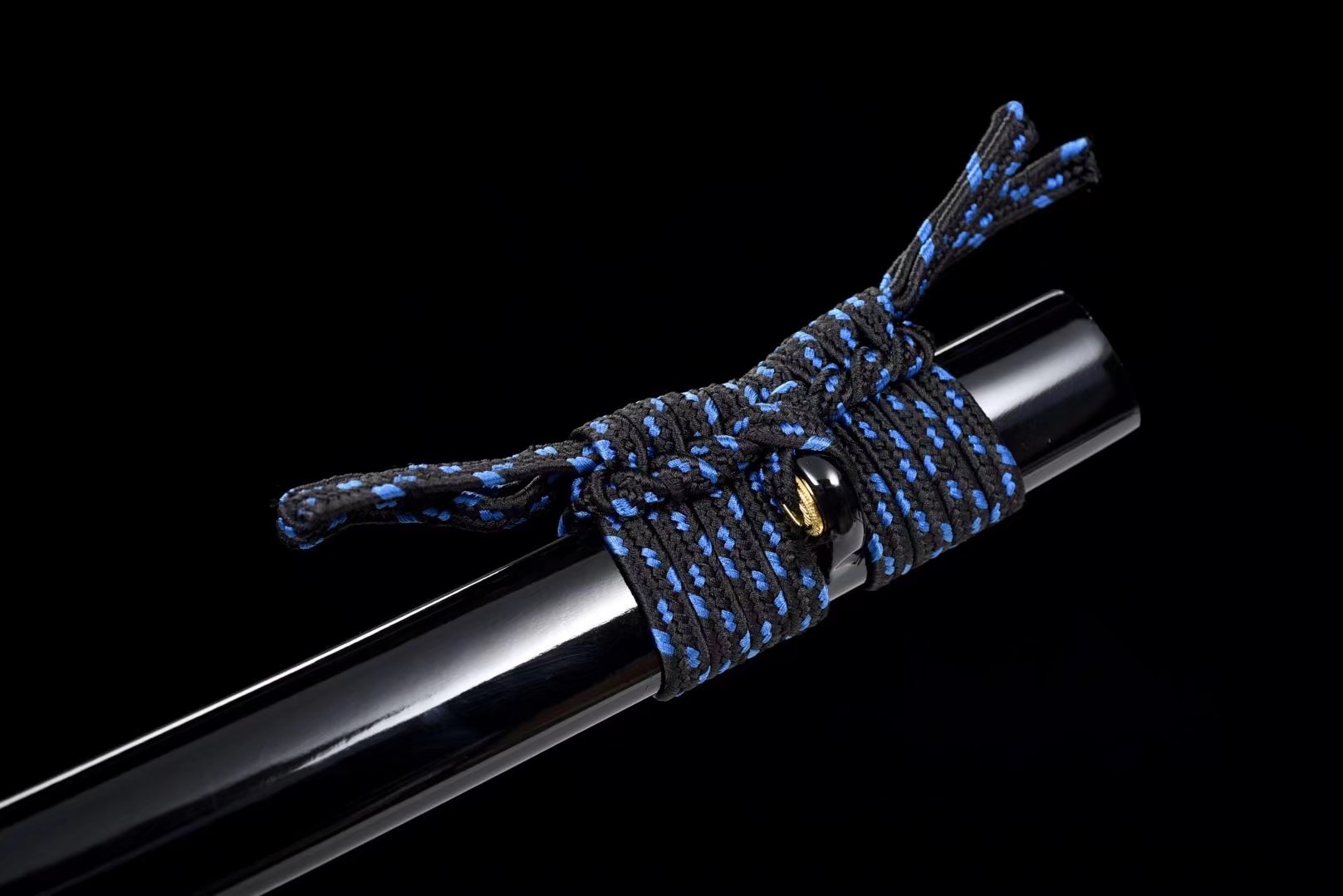 Katana | Damascus Clay tempered | Copper Gilded Glided silver | Wooden Lacquer Sheath | Hand forged sharpened | Battle-ready | Full-tang - Spartan Blades Club - 陳氏劍莊1892