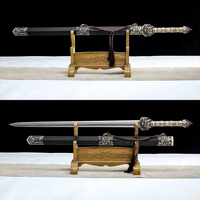 The Conqueror | Damascus Steel | Clay Tempered Blade | Handcrafted | Battle Ready - Spartan Blades Club - 陳氏劍莊1892