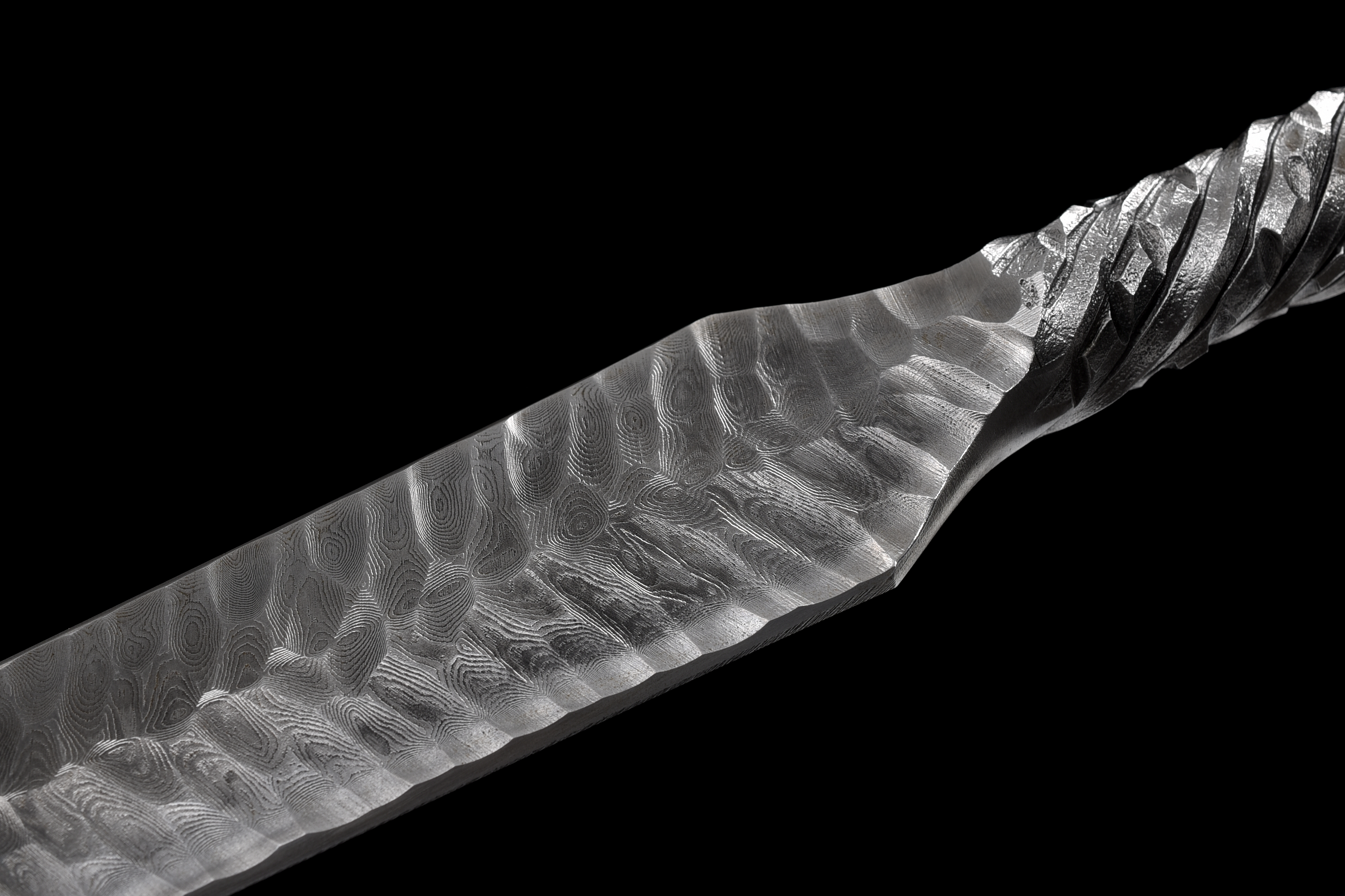 TITAN ROAR3 One-Piece Sword | Damascus Steel | Handcrafted - Spartan Blades Club - 陳氏劍莊1892