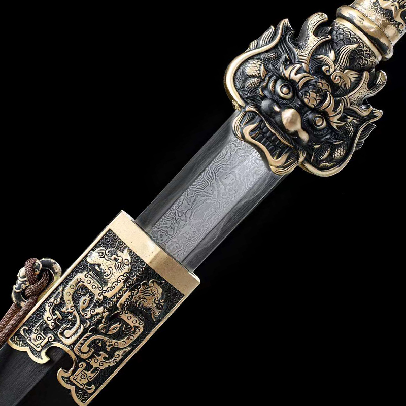 The Conqueror | Damascus Steel | Clay Tempered Blade | Handcrafted | Battle Ready - Spartan Blades Club - 陳氏劍莊1892