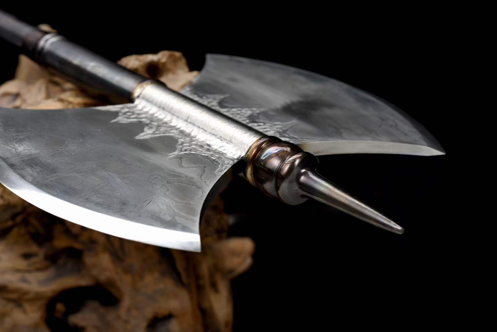 Butterfly Axe | Integrated forged | Damascus Steel | High Performance Hardness | Battle Ready - Spartan Blades Club - 陳氏劍莊1892
