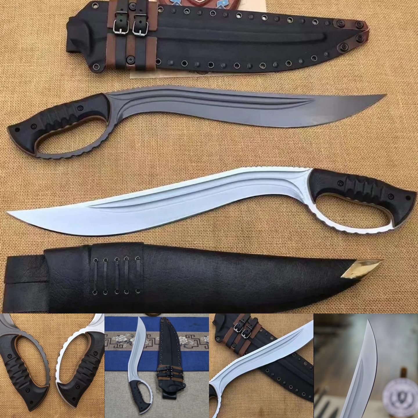 Kukri Knife | Soldier Knife | UltimateWarrior | Double Sheathes version - Spartan Blades Club - 陳氏劍莊1892