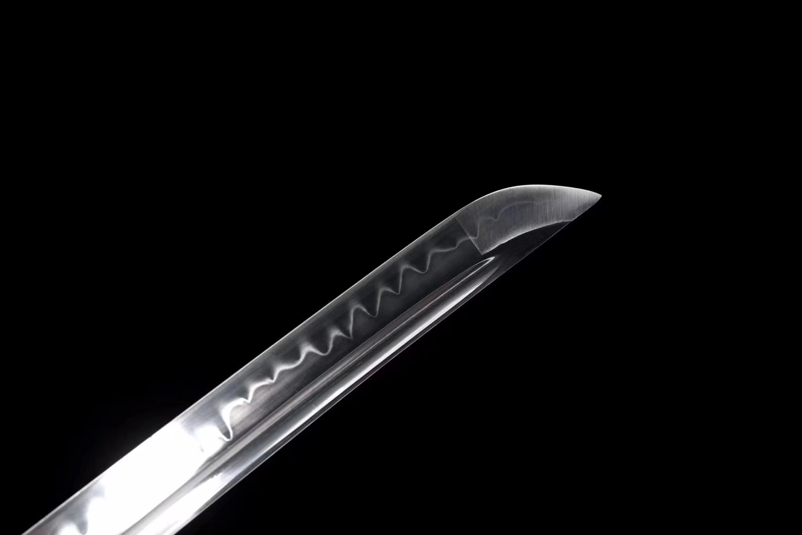 Tachi | T10 Steel Clay Tempered |  Real hamon | Ebony Sheath | Ebony Handle | Copper Accessories | High performance | Razor sharp | Battle-ready | Full-tang - Spartan Blades Club - 陳氏劍莊1892