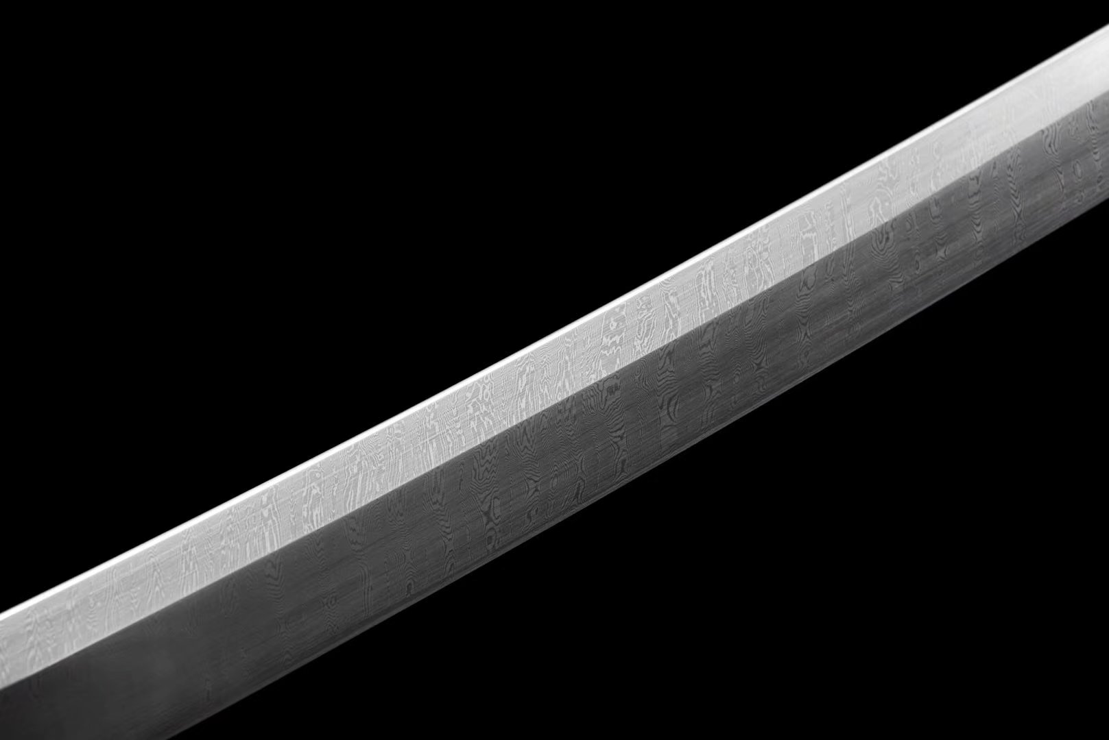 Katana |  Damascus | Real hamon | Copper Hollow out Gilded Glided silver | Wooden Lacquer | Hand forged | Battle-ready | Full-tang - Spartan Blades Club - 陳氏劍莊1892