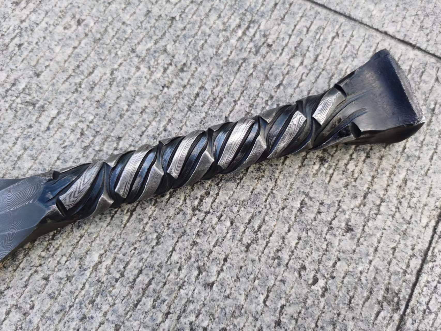 Monarch Blade | One-Piece Sword | Damascus Steel | Handcrafted | Battle Ready - Spartan Blades Club - 陳氏劍莊1892