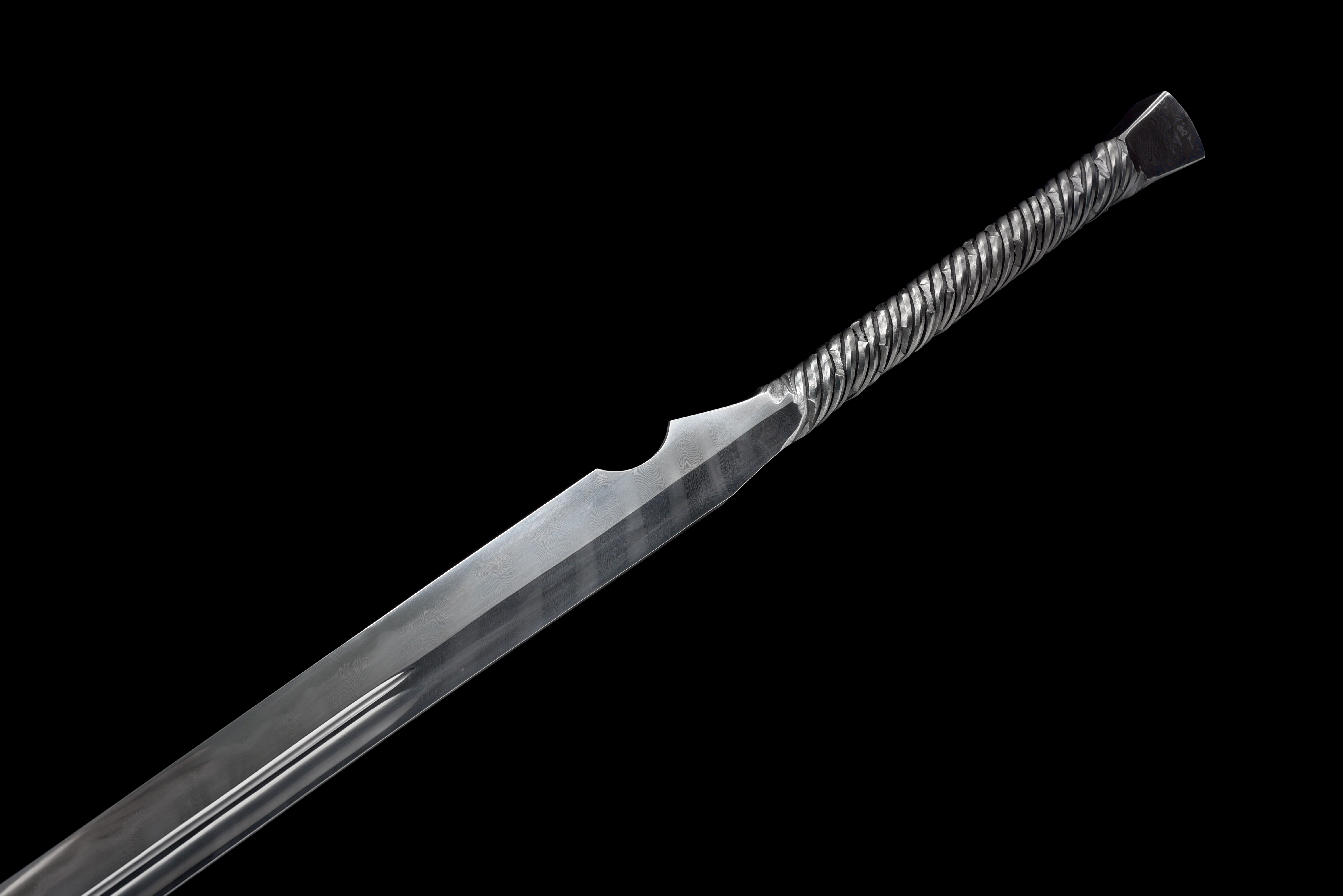 COMMANDER | One-Piece Sword | Damascus Steel | Clay tempered | Handcrafted - Spartan Blades Club - 陳氏劍莊1892