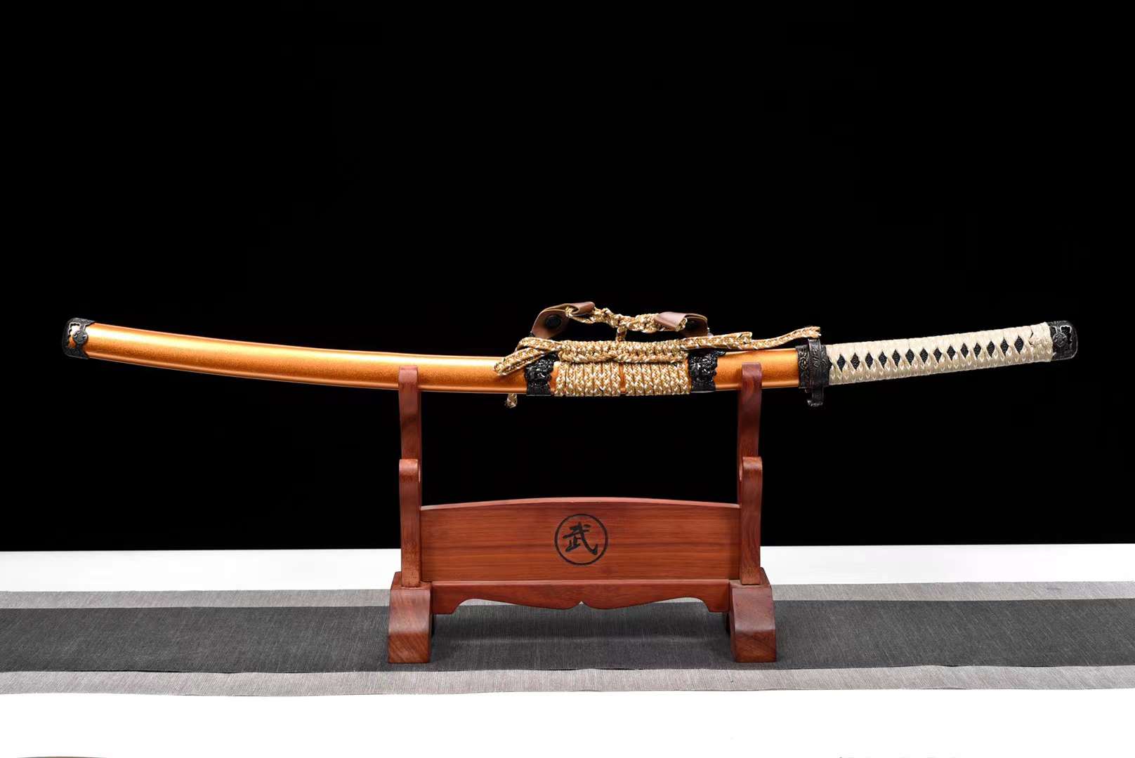 黄金の菊の剣 Golden Chrysanthemum Tachi Samurai Katana Sword Full-Tang - Spartan Blades Club - 陳氏劍莊1892