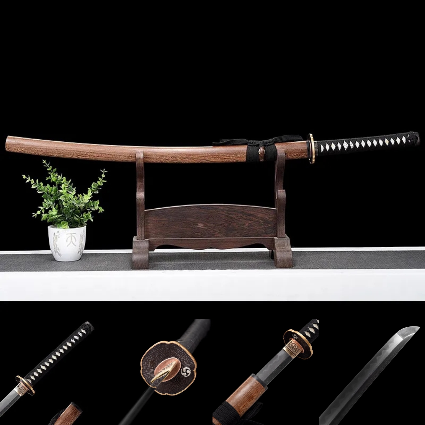 SOLAR SAMURAI | KATANA | Damascus steel - Clay-tempered - Spartan Blades Club - 陳氏劍莊1892