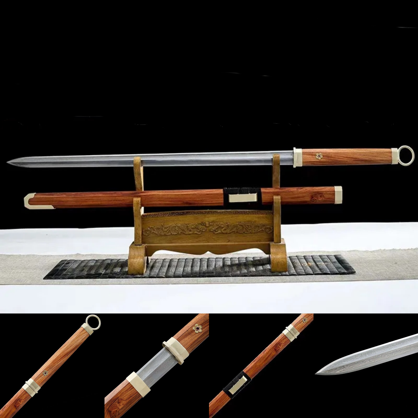 Warrior Sword | Double edges | Damascus Steel | Battle ready | Handcrafted - Spartan Blades Club - 陳氏劍莊1892