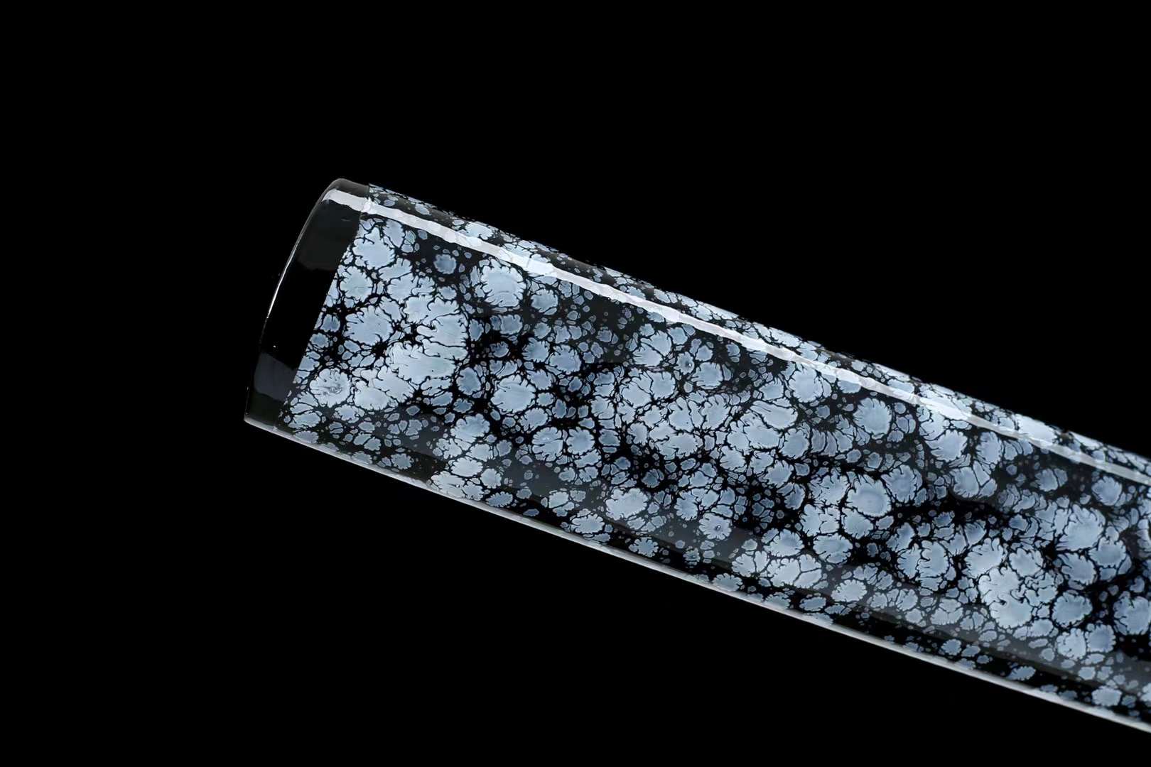 SMUI STONE Tachi Katana Samurai Sword Damascus Steel Folded Hammered - Spartan Blades Club - 陳氏劍莊1892