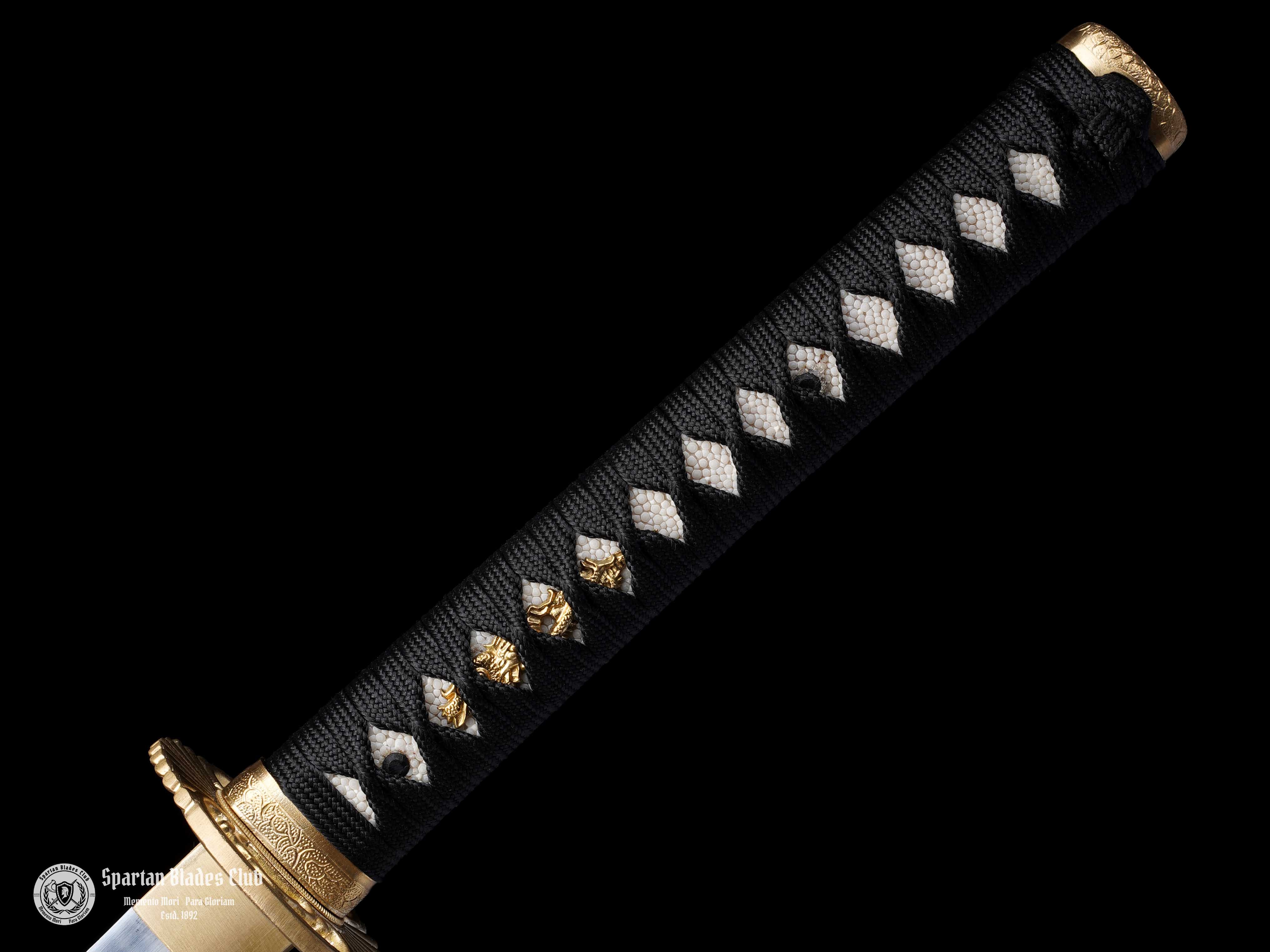 HYS04 | Hongyuan (鸿渊-肆) Katana | Spring Steel | Fully Functional | Super Sharp | High Performance | Shinogi-Zukuri | S.B.C - Spartan Blades Club - 陳氏劍莊1892