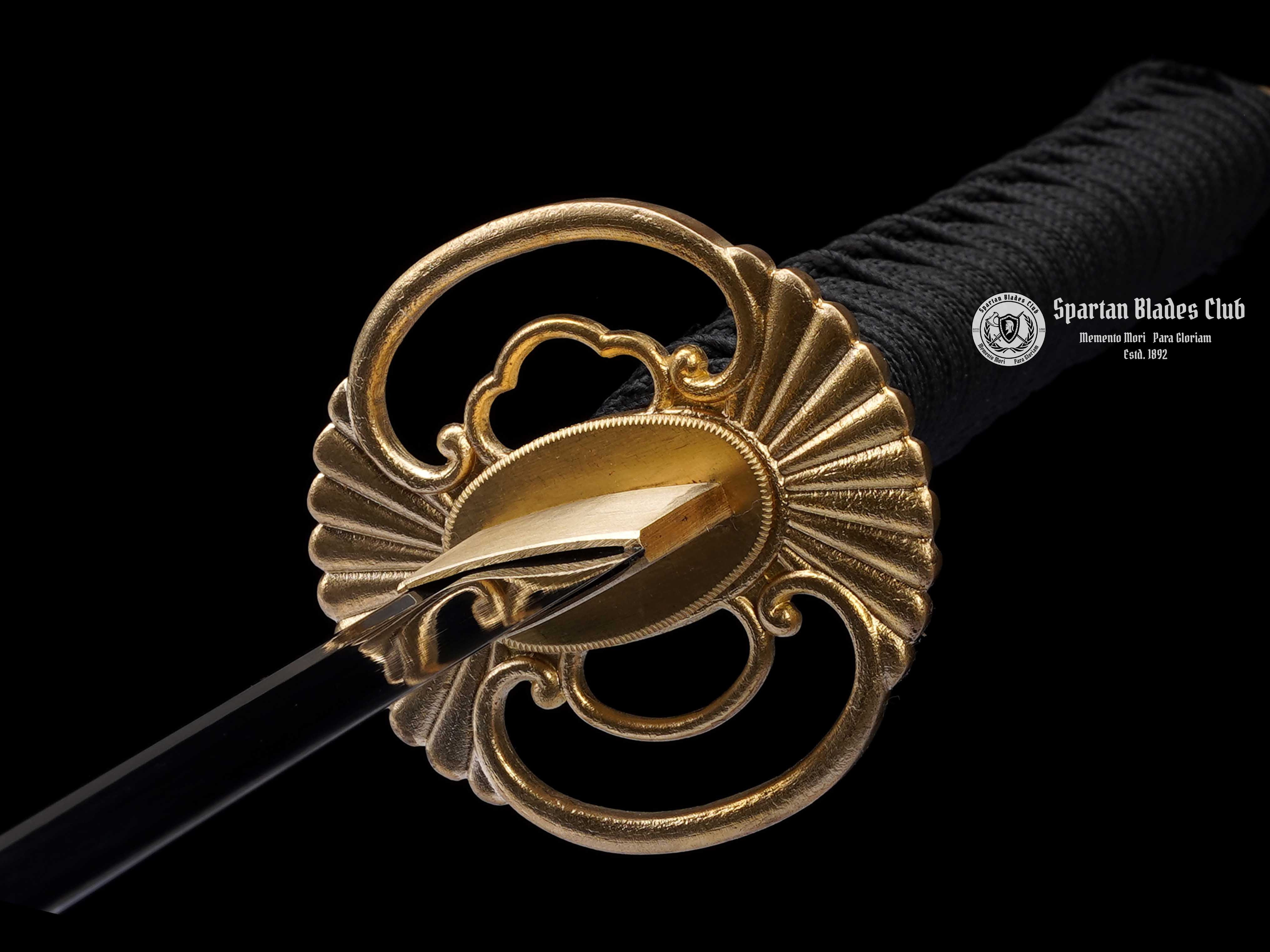 HYS04 | Hongyuan (鸿渊-肆) Katana | Spring Steel | Fully Functional | Super Sharp | High Performance | Shinogi-Zukuri | S.B.C - Spartan Blades Club - 陳氏劍莊1892