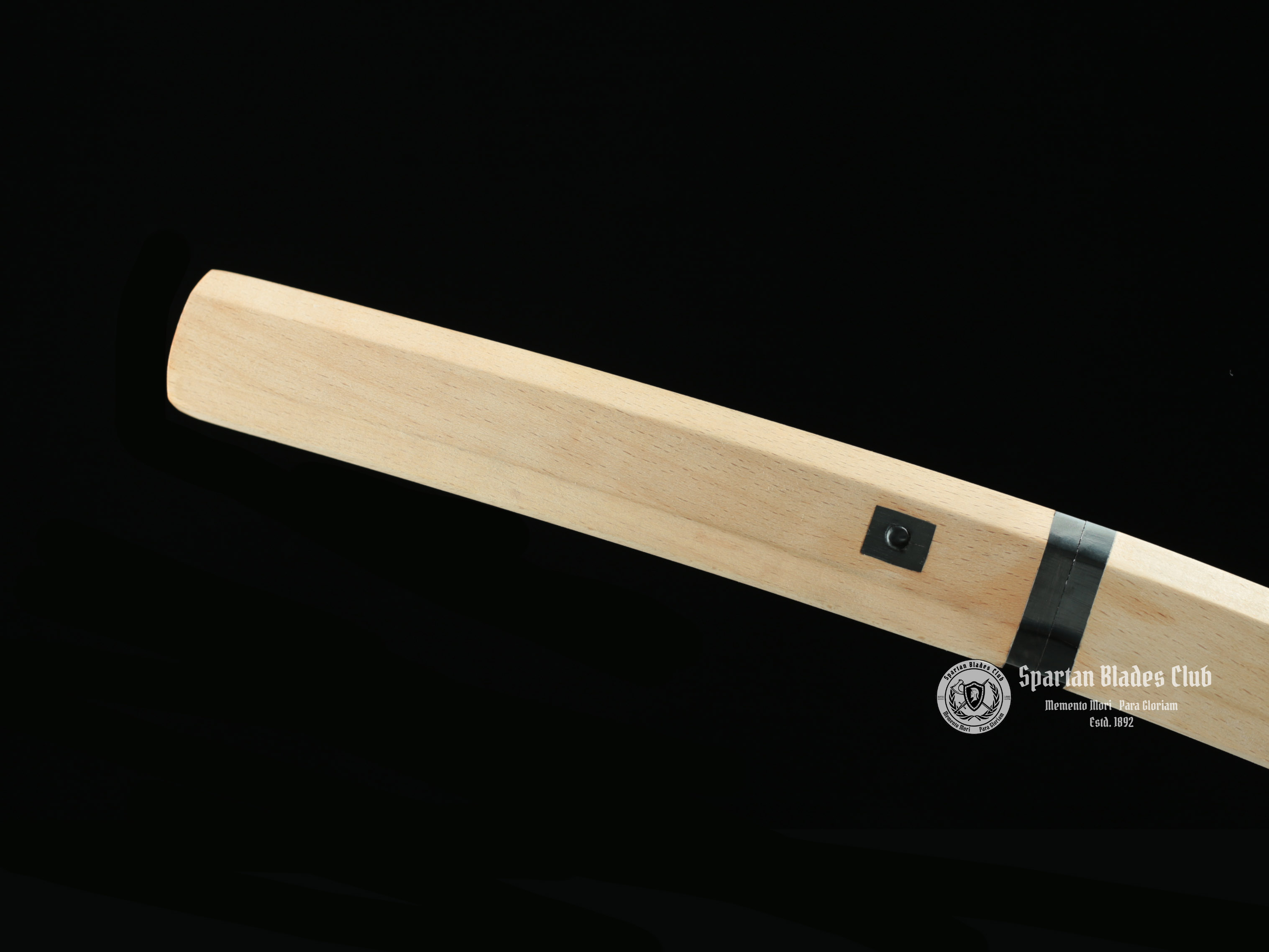 TK28 白枭 (Bai Xiao) Shirasaya - T10 Steel Blade with Clay Tempered - Brass and Buffalo Horn Fittings - Spartan Blades Club - Spartan Blades Club - 陳氏劍莊1892