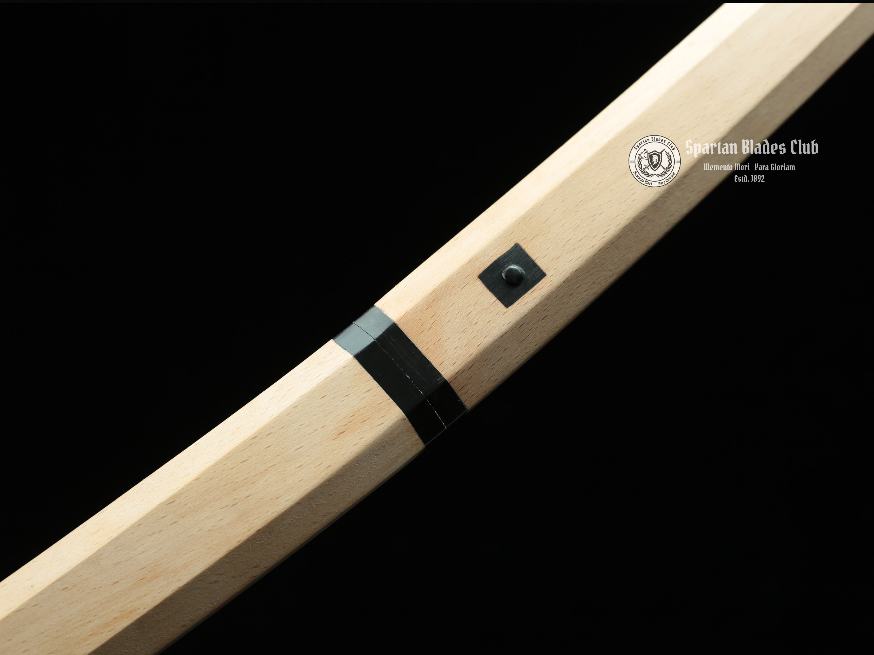 TK28 白枭 (Bai Xiao) Shirasaya - T10 Steel Blade with Clay Tempered - Brass and Buffalo Horn Fittings - Spartan Blades Club - Spartan Blades Club - 陳氏劍莊1892