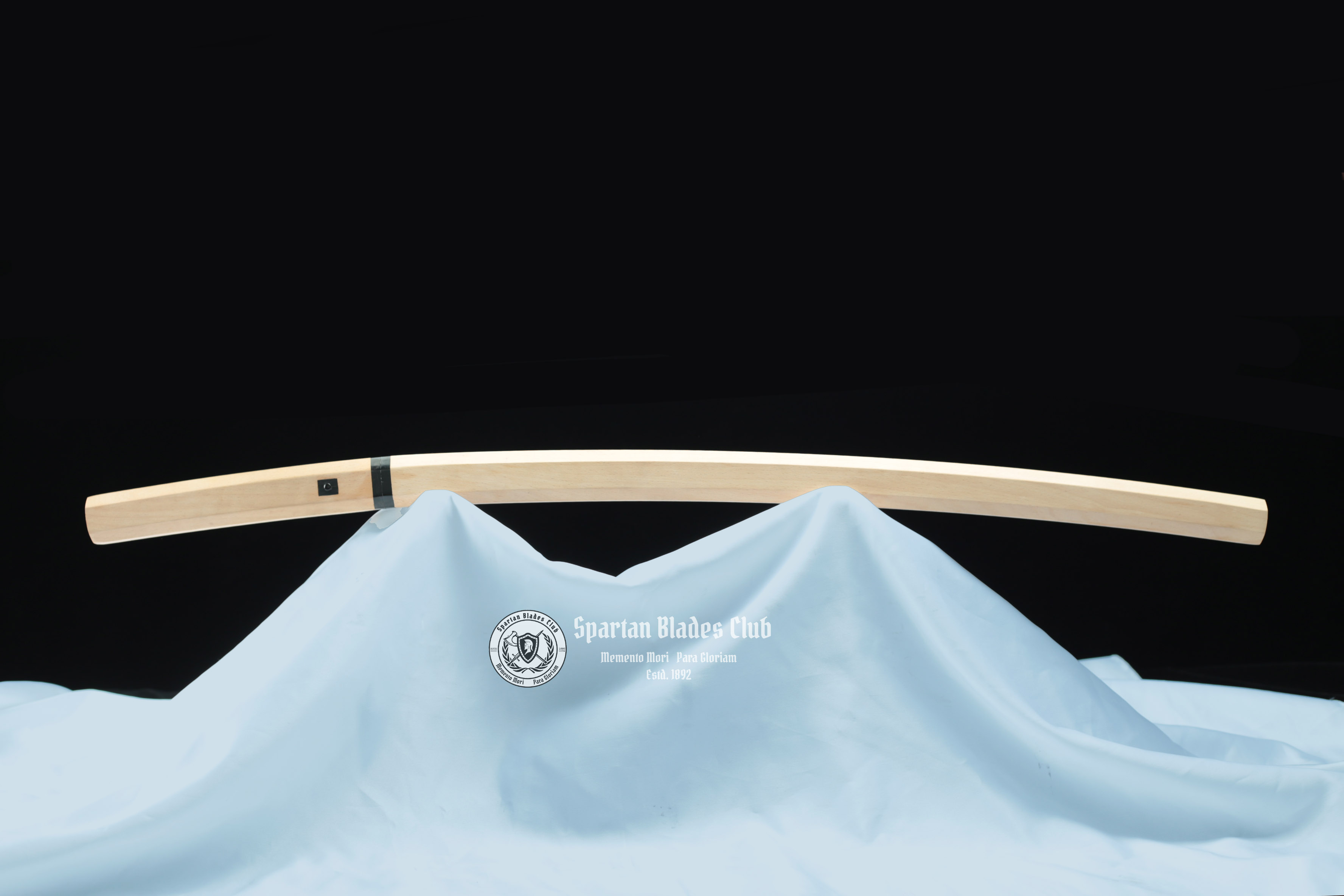 TK28 白枭 (Bai Xiao) Shirasaya - T10 Steel Blade with Clay Tempered - Brass and Buffalo Horn Fittings - Spartan Blades Club - Spartan Blades Club - 陳氏劍莊1892