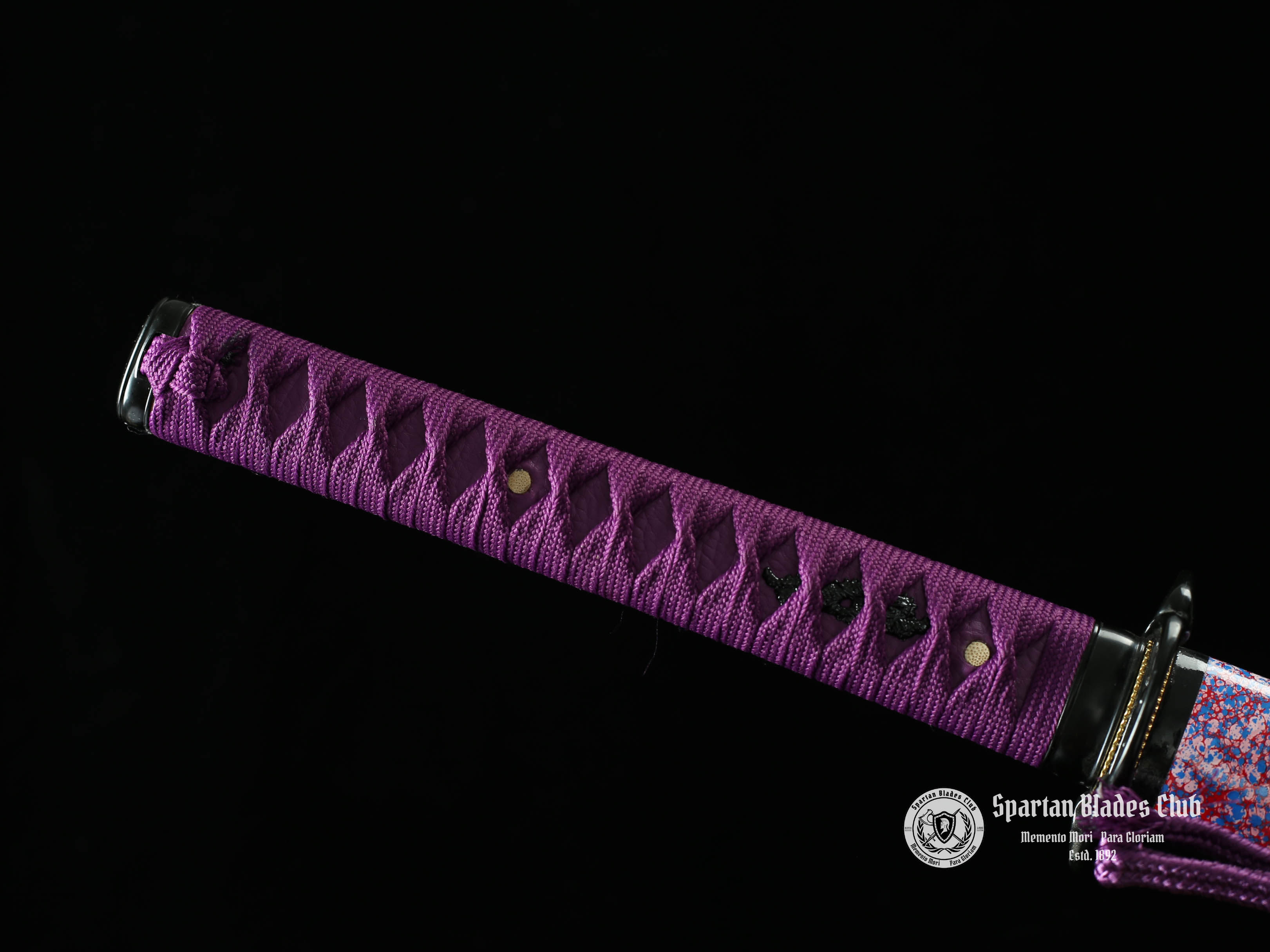 [New] Violet Samurai Katana - T10 Steel - Sharp - Battle Ready - Full Tang - SBC - Spartan Blades Club - 陳氏劍莊1892