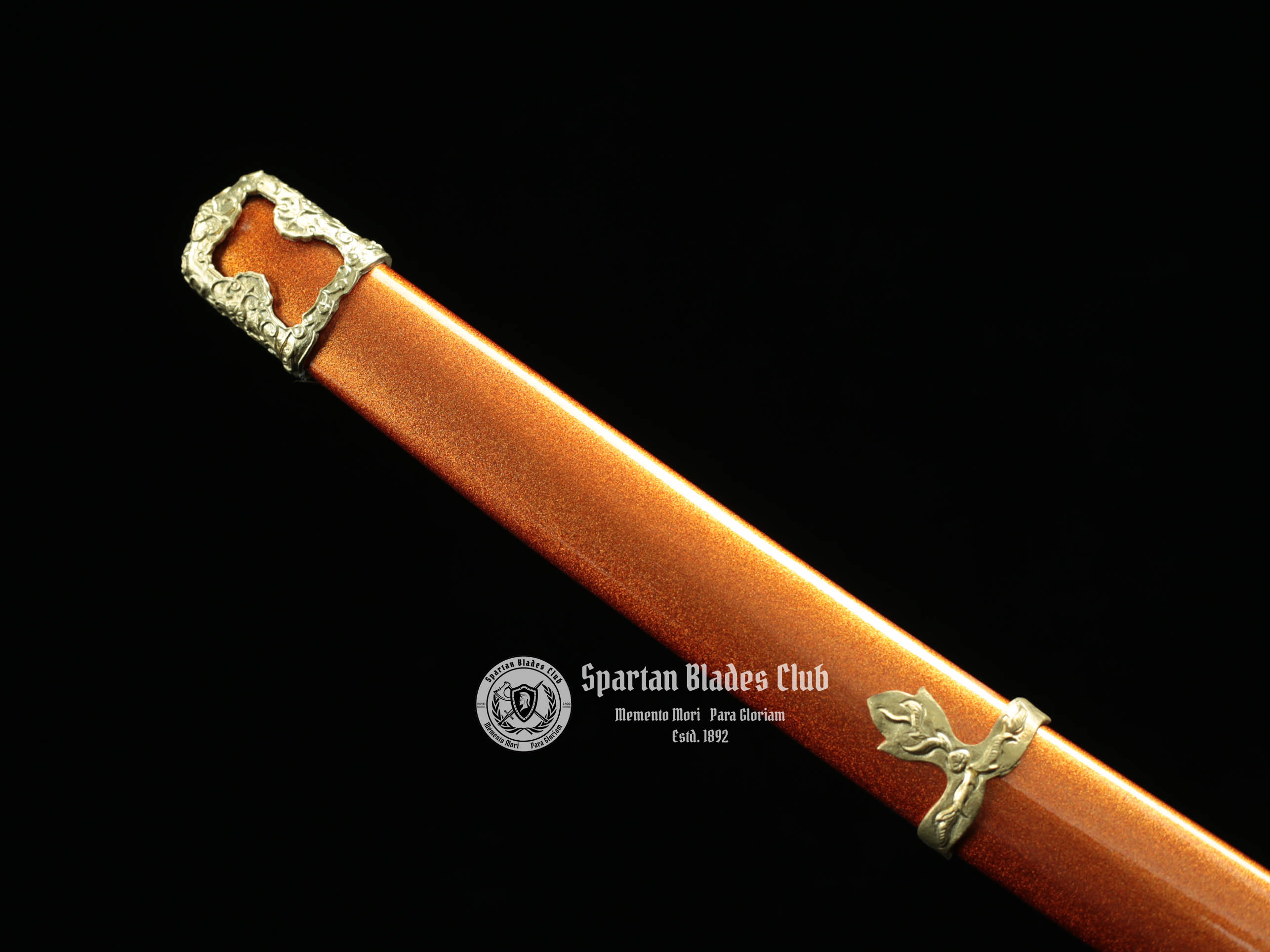 TK27 Elegant Tachi Sword - T10 Steel - Exquisite Classical Tsuba - Brass Fittings - Battle Ready - 126cm (49.61 inches) - Spartan Blades Club - Spartan Blades Club - 陳氏劍莊1892