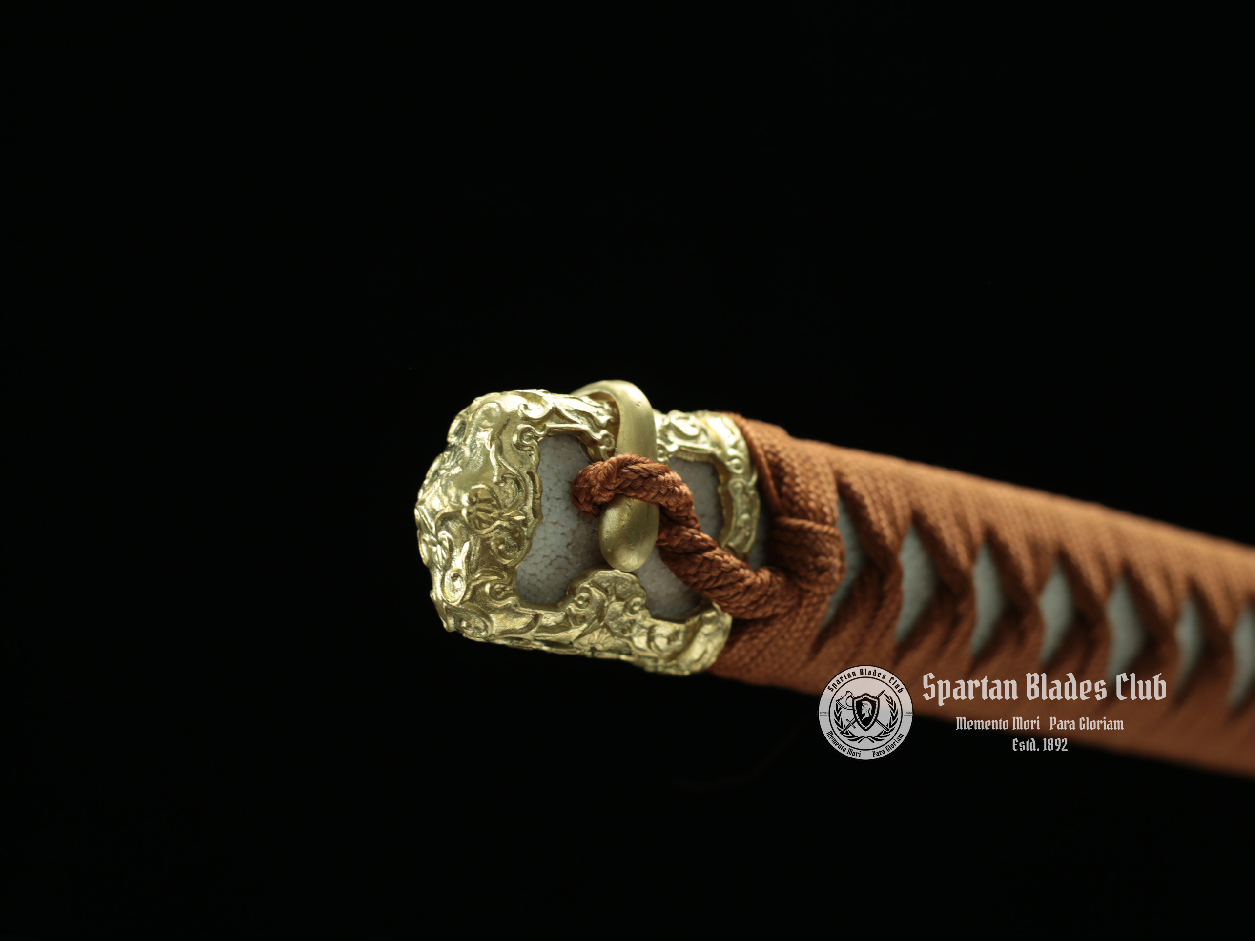 TK27 Elegant Tachi Sword - T10 Steel - Exquisite Classical Tsuba - Brass Fittings - Battle Ready - 126cm (49.61 inches) - Spartan Blades Club - Spartan Blades Club - 陳氏劍莊1892