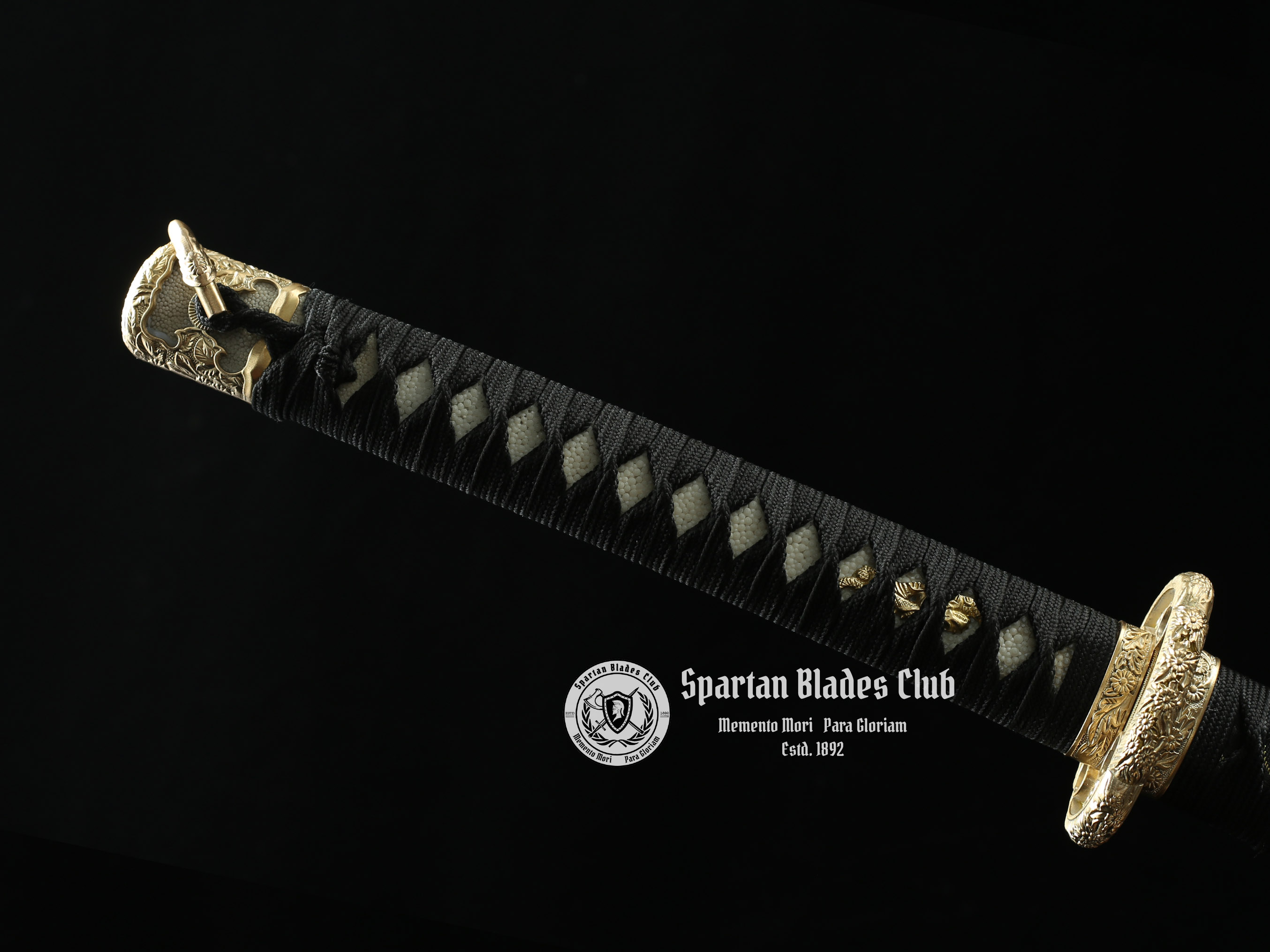 Fumo Tachi (伏魔太刀) - Exquisite T10 Steel Tachi with Brass Fittings - Battle Ready - SBC - Spartan Blades Club - 陳氏劍莊1892
