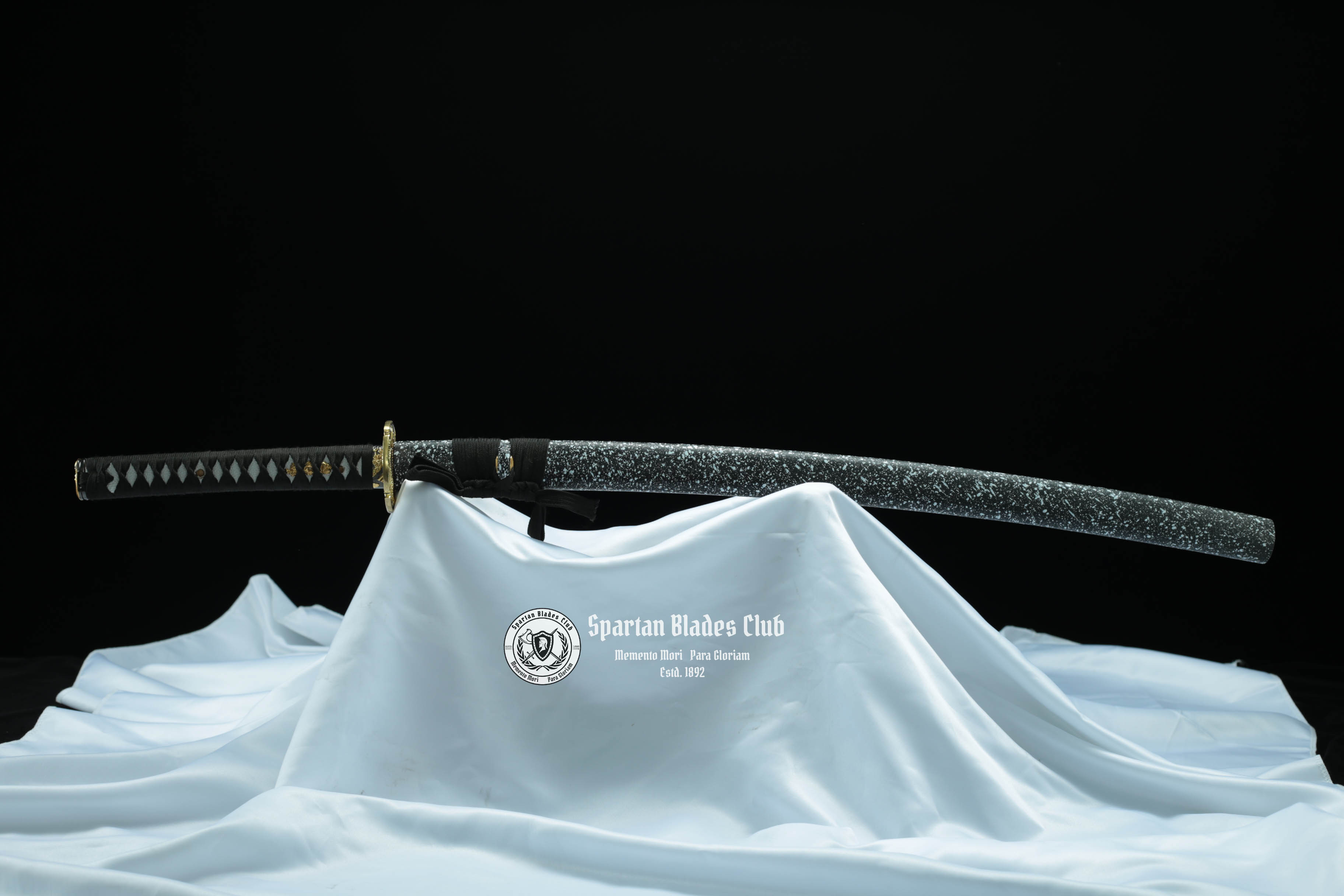 Black Dragon(墨龙）Katana - T10 steel with Bo-hi - Battle ready - Full Tang - SBC - Spartan Blades Club - 陳氏劍莊1892