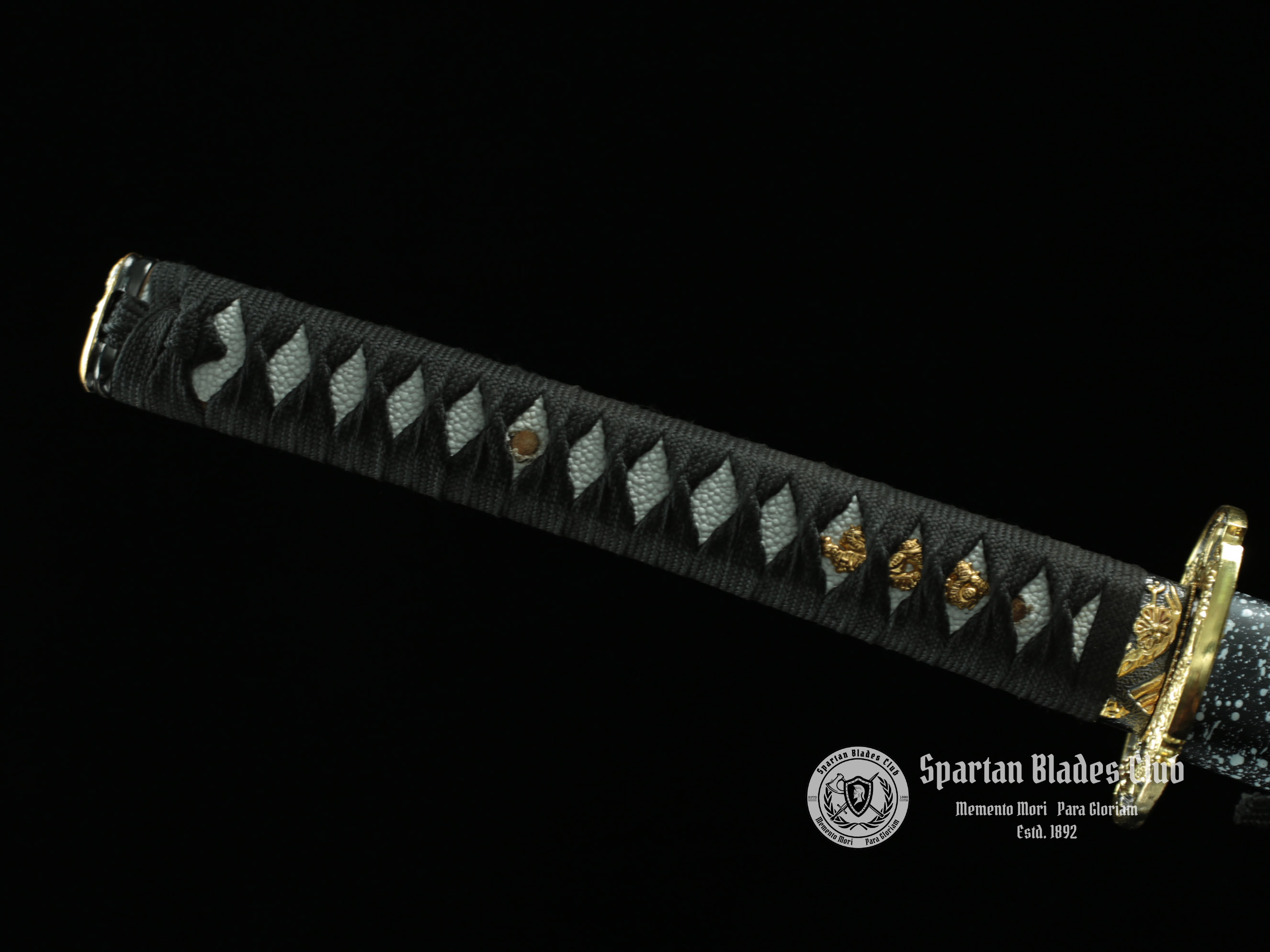 Black Dragon(墨龙）Katana - T10 steel with Bo-hi - Battle ready - Full Tang - SBC - Spartan Blades Club - 陳氏劍莊1892