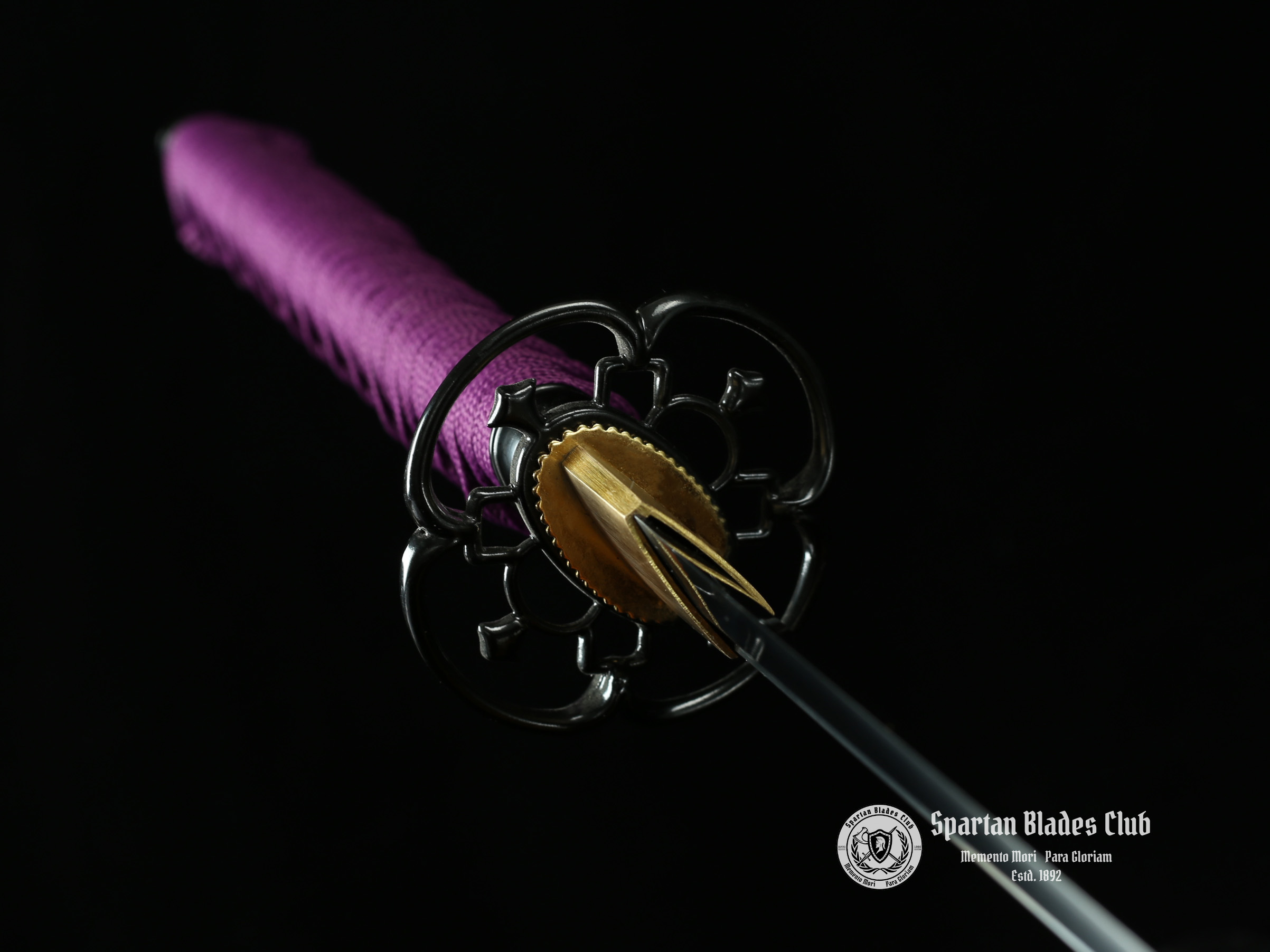 [New] Violet Samurai Katana - T10 Steel - Sharp - Battle Ready - Full Tang - SBC - Spartan Blades Club - 陳氏劍莊1892