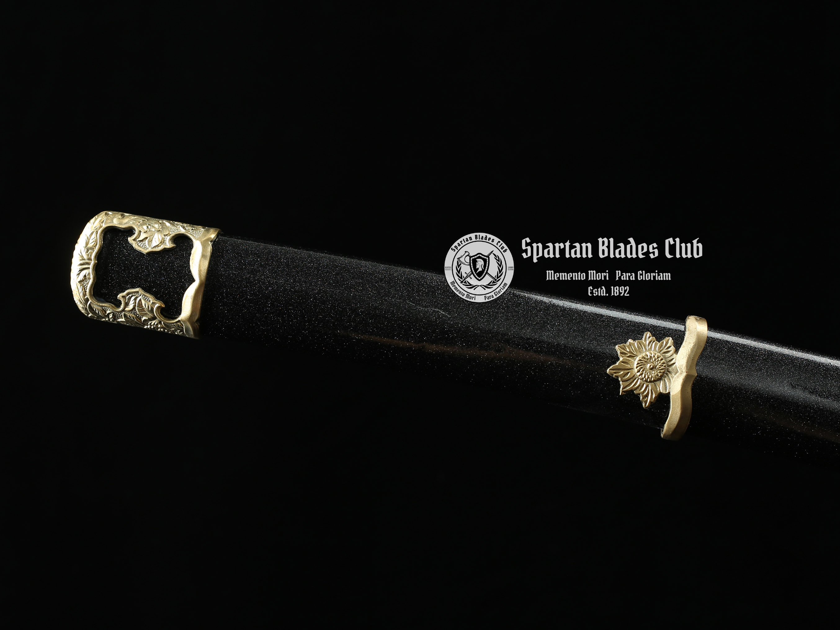 Fumo Tachi (伏魔太刀) - Exquisite T10 Steel Tachi with Brass Fittings - Battle Ready - SBC - Spartan Blades Club - 陳氏劍莊1892