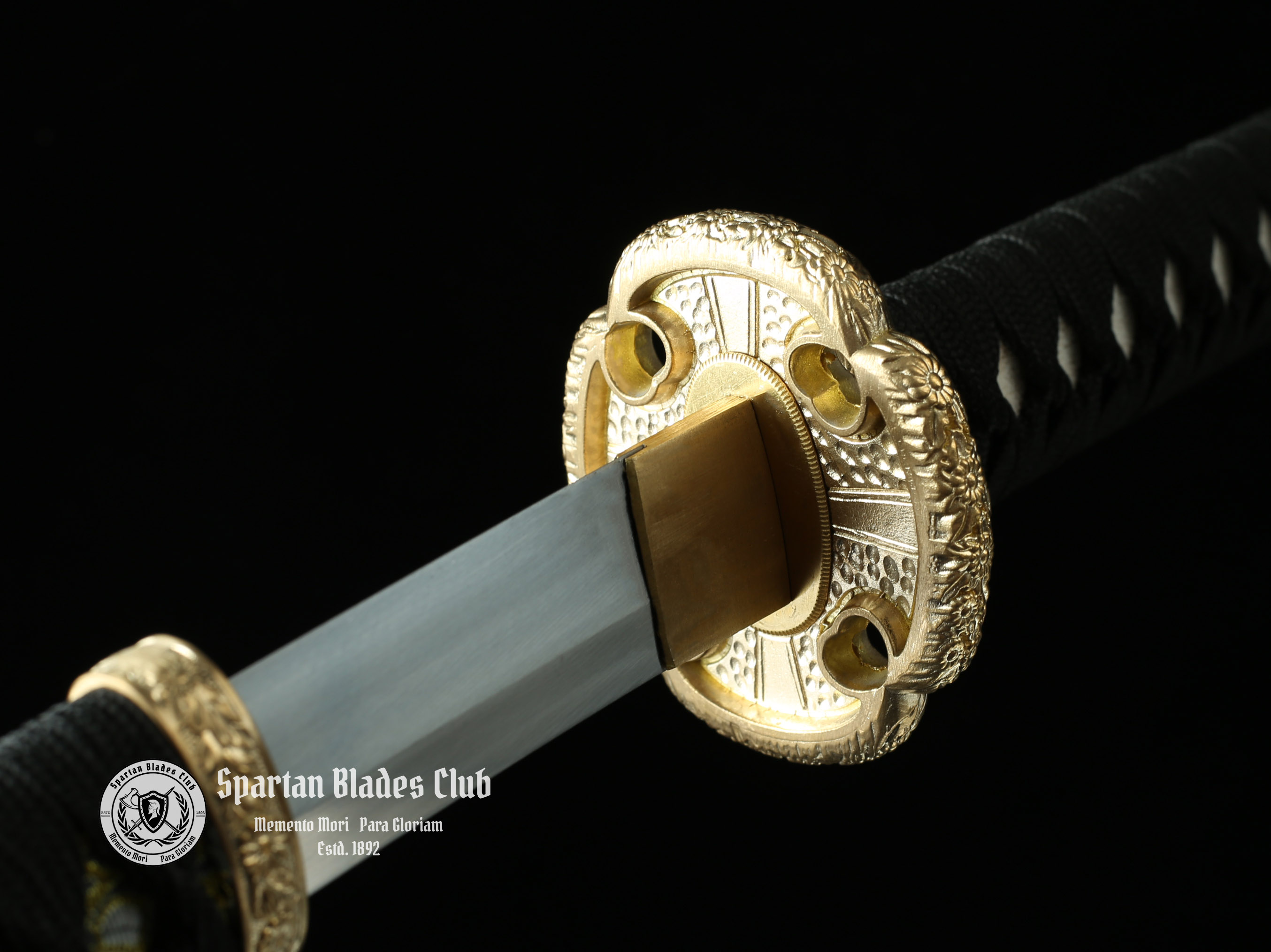 Fumo Tachi (伏魔太刀) - Exquisite T10 Steel Tachi with Brass Fittings - Battle Ready - SBC - Spartan Blades Club - 陳氏劍莊1892