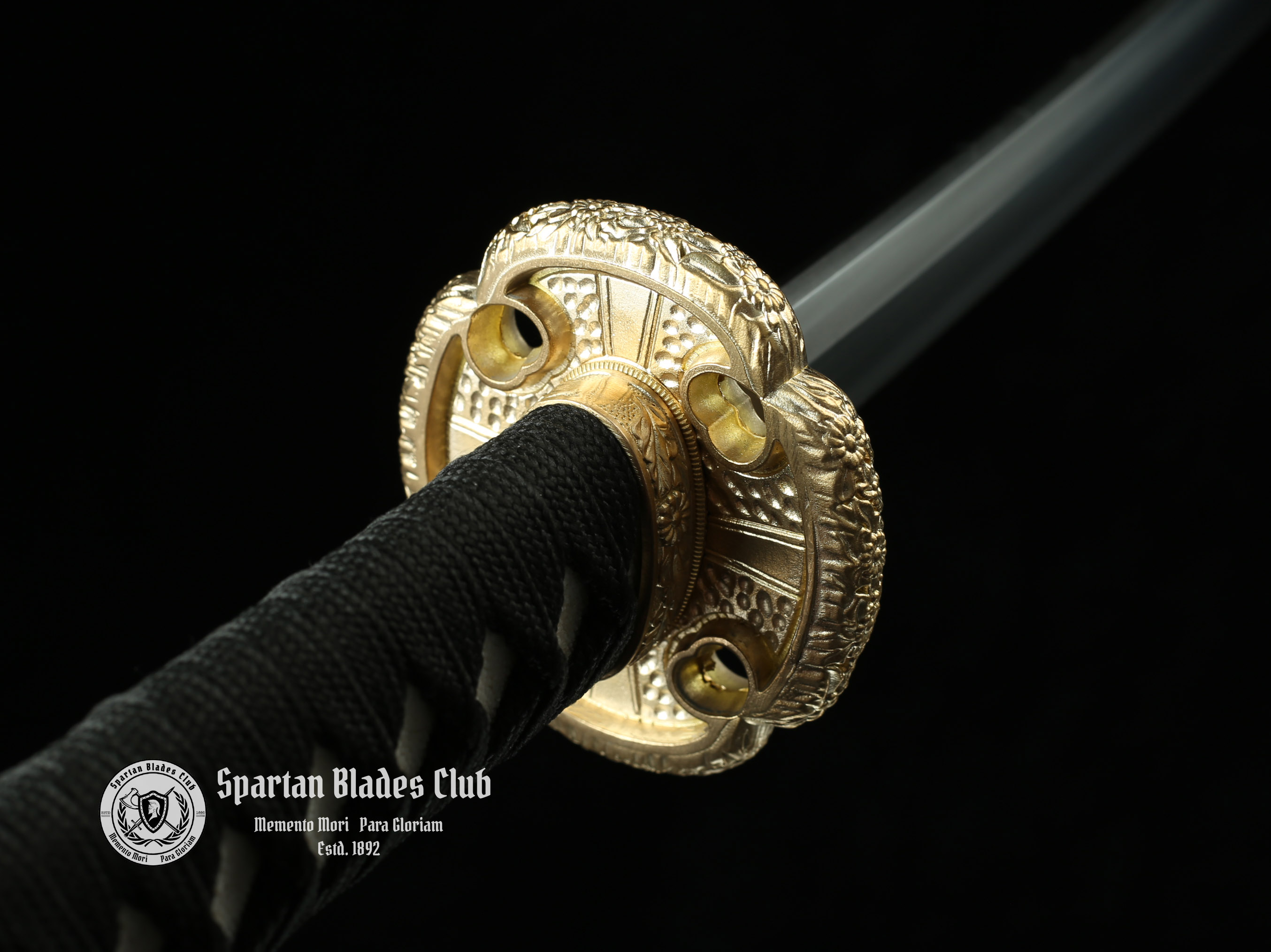 Fumo Tachi (伏魔太刀) - Exquisite T10 Steel Tachi with Brass Fittings - Battle Ready - SBC - Spartan Blades Club - 陳氏劍莊1892