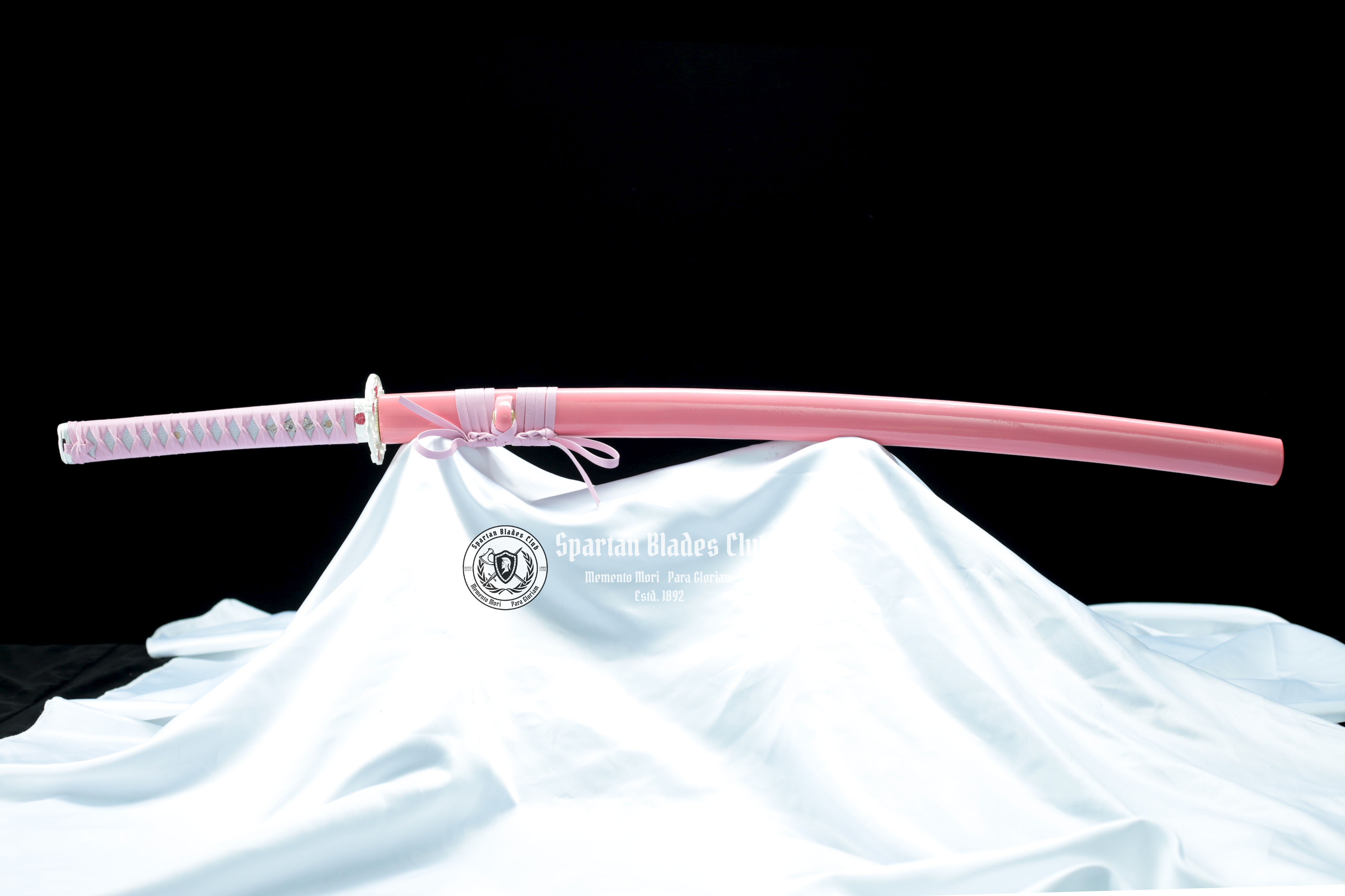 TK43 Barbie Katana - Pink Sakura Samurai - T10 steel - Full Tang -Battle ready - Spartan Blades Club / CHEN'S SWORDS 1892 - Spartan Blades Club - 陳氏劍莊1892