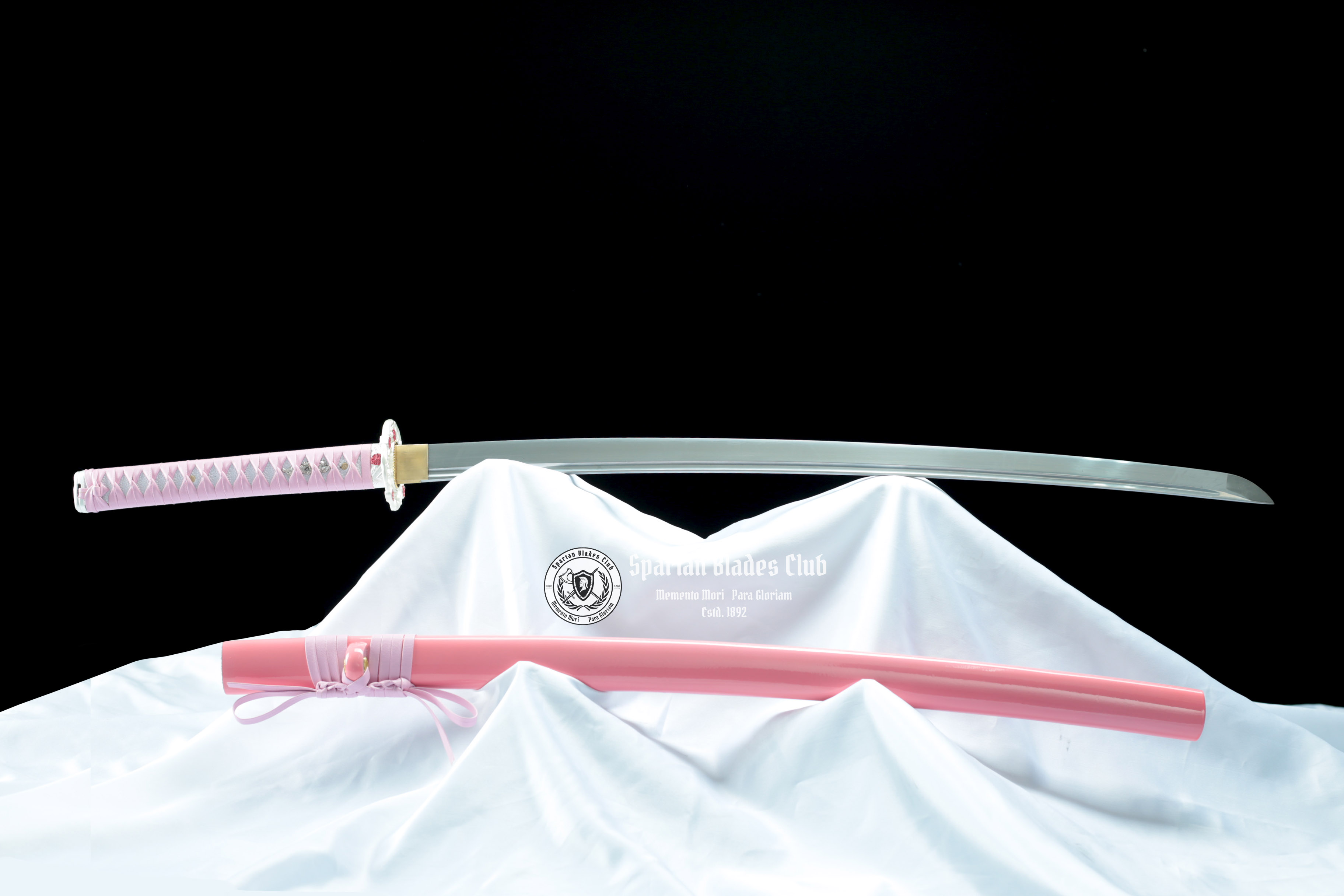 TK43 Barbie Katana - Pink Sakura Samurai - T10 steel - Full Tang -Battle ready - Spartan Blades Club / CHEN'S SWORDS 1892 - Spartan Blades Club - 陳氏劍莊1892