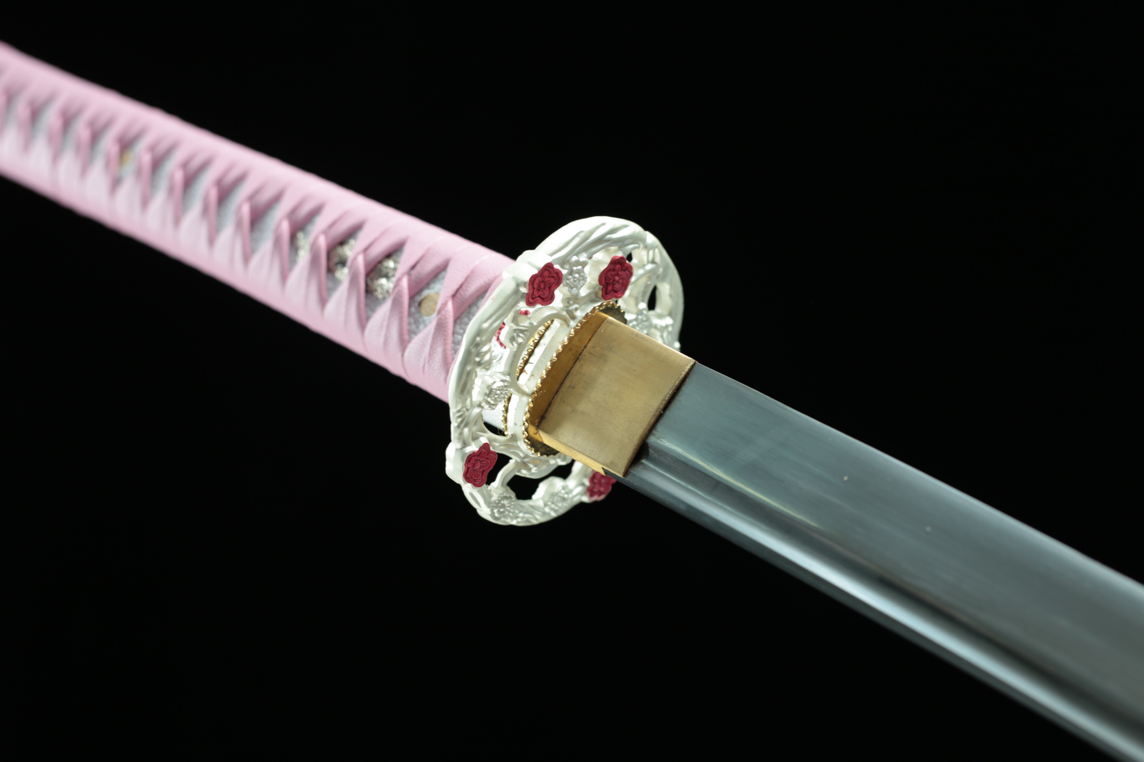 TK43 Barbie Katana - Pink Sakura Samurai - T10 steel - Full Tang -Battle ready - Spartan Blades Club / CHEN'S SWORDS 1892 - Spartan Blades Club - 陳氏劍莊1892